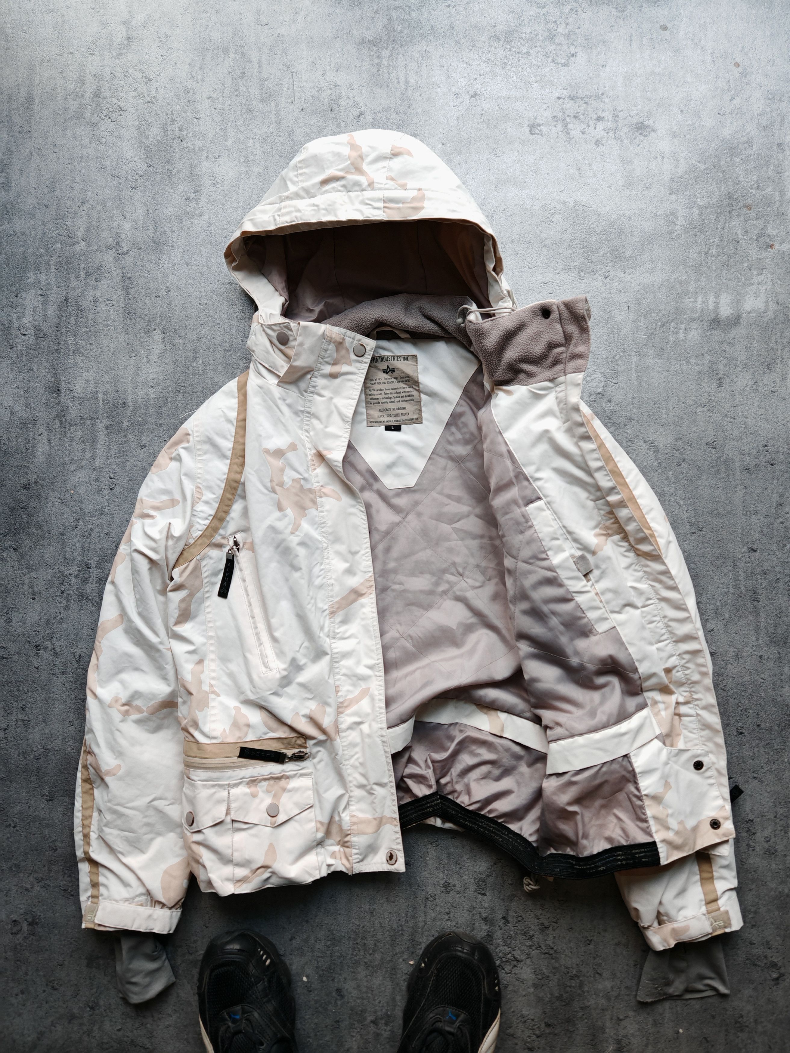 Alpha Industries Vintage Alpha Industries Camouflage Avantgarde Jacket Size US L / EU 52-54 / 3 - 3 Thumbnail