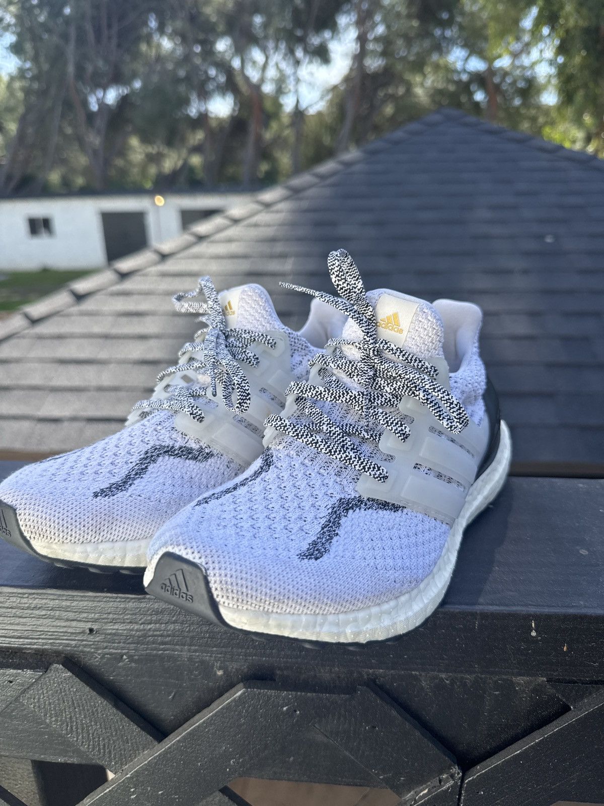Adidas Adidas ultra boost, white and gray Size US 7 / IT 37 - 1 Thumbnail