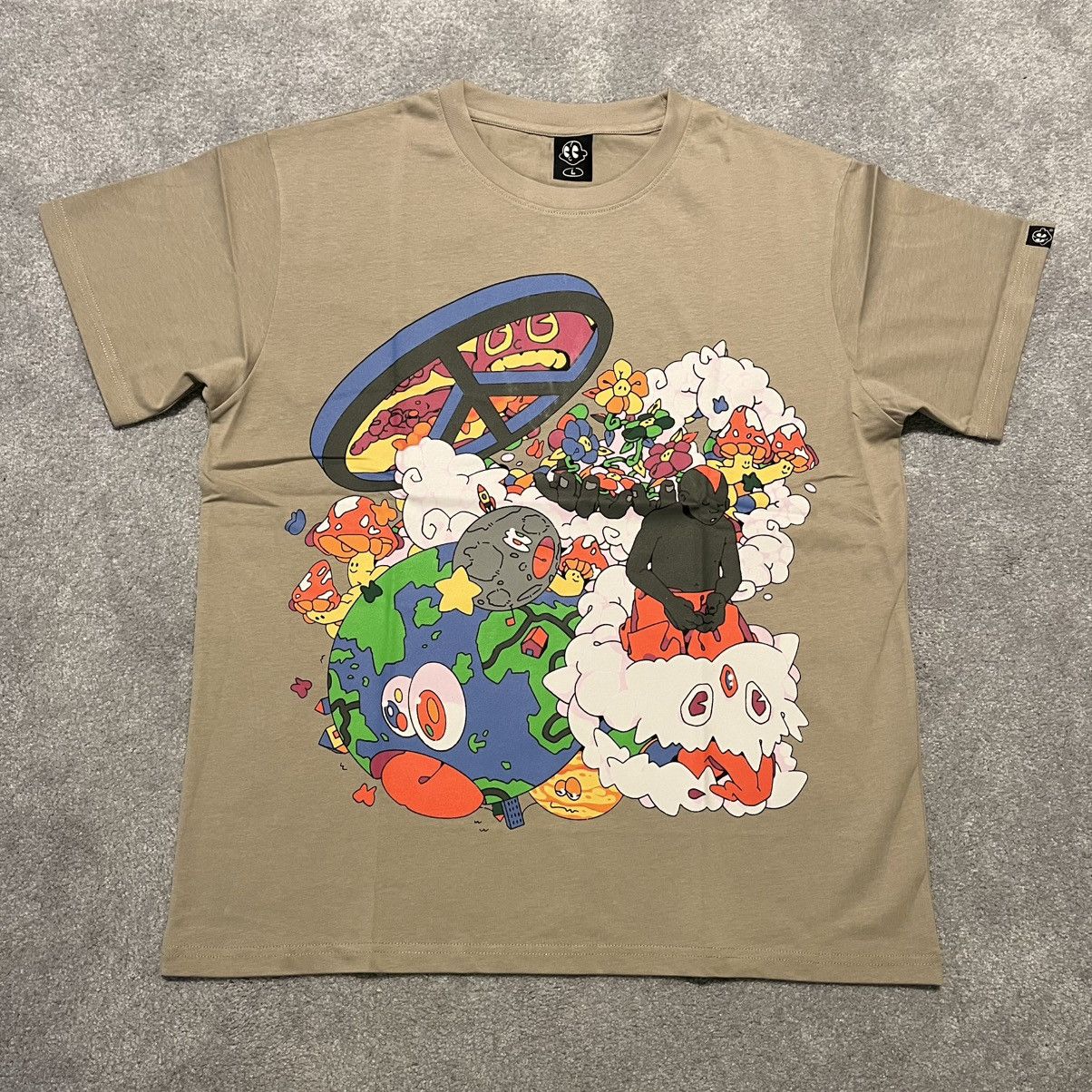 Plague Boulevard New Lil Darkie Small Dark One Nirvana Cloud Graphic Logo Tee Size US L / EU 52-54 / 3 - 1 Thumbnail