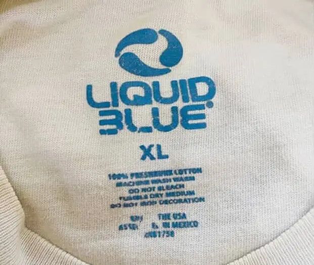 Grateful Dead GRATEFUL DEAD Liquid Blue Cropped Top Baby Tee Size XS / US 0-2 / IT 36-38 - 6 Thumbnail