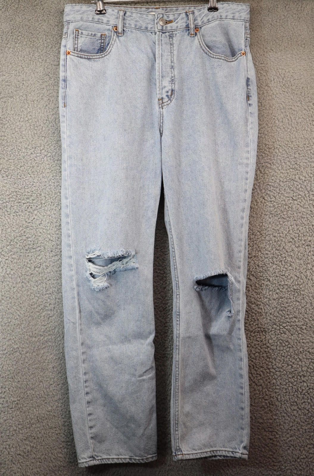 Other Song Timeless Fit Jeans Womens 11/30 Light Wash Destroyed Size 34" / US 12 / IT 48 - 1 Thumbnail