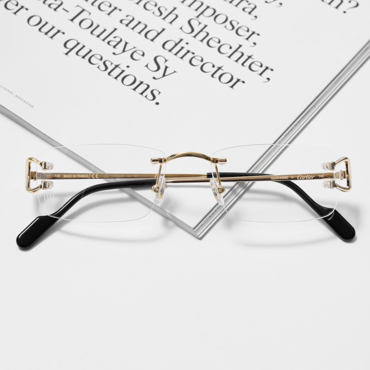 Cartier CARTIER CT0344O 001 GLASSES Size ONE SIZE - 5 Thumbnail