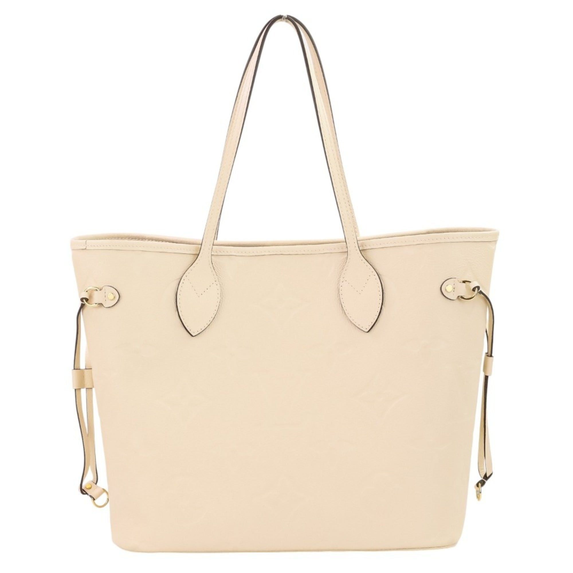 Louis Vuitton LOUIS VUITTON Monogram Empreinte Neverfull MM Tote Bag M46676 Crème Women's Size ONE SIZE - 1 Thumbnail