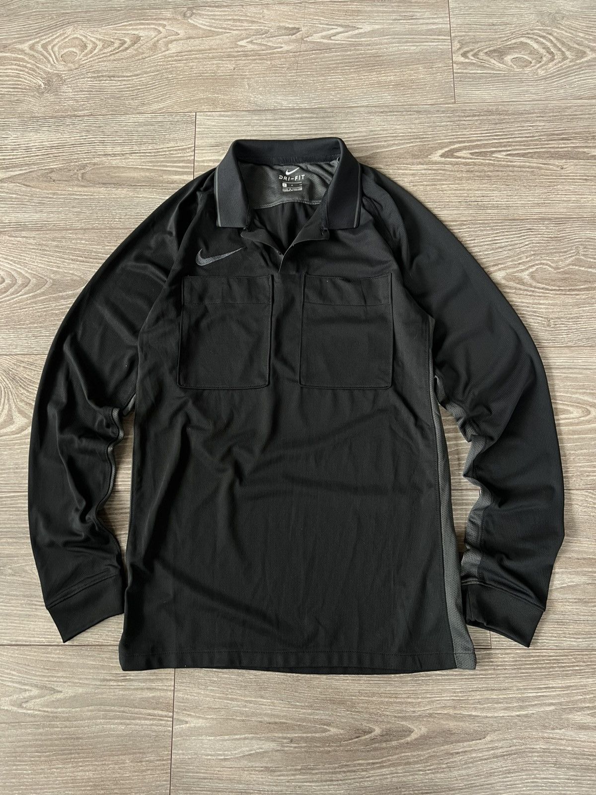 Nike Nike Dri-Fit Referee LS Jersey Long sleeve Knit Swoosh Logo Size US S / EU 44-46 / 1 - 3 Thumbnail