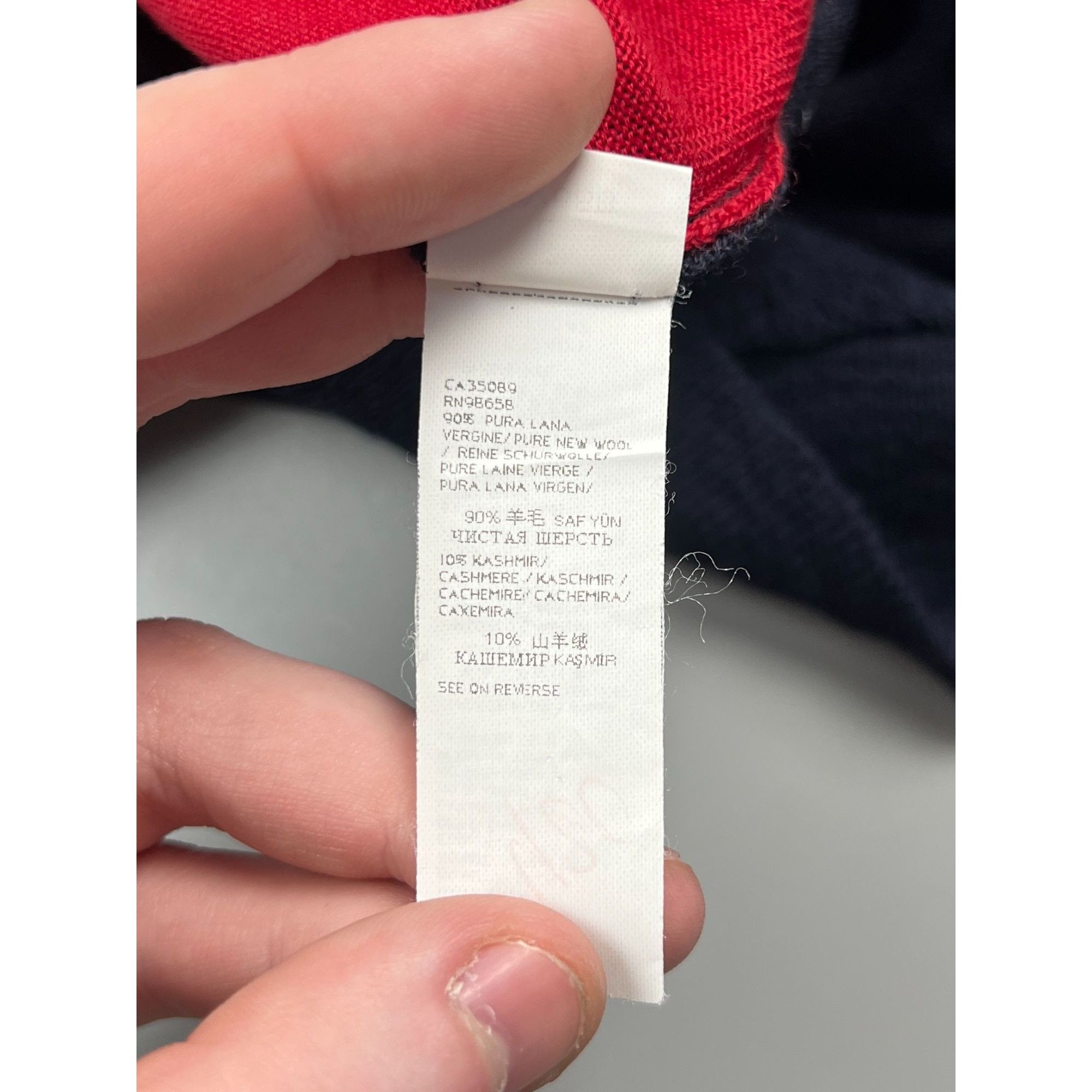 Paul & Shark Paul Shark Silk Cashmere Gilet (Y0763) Size L / US 10 / IT 46 - 5 Thumbnail
