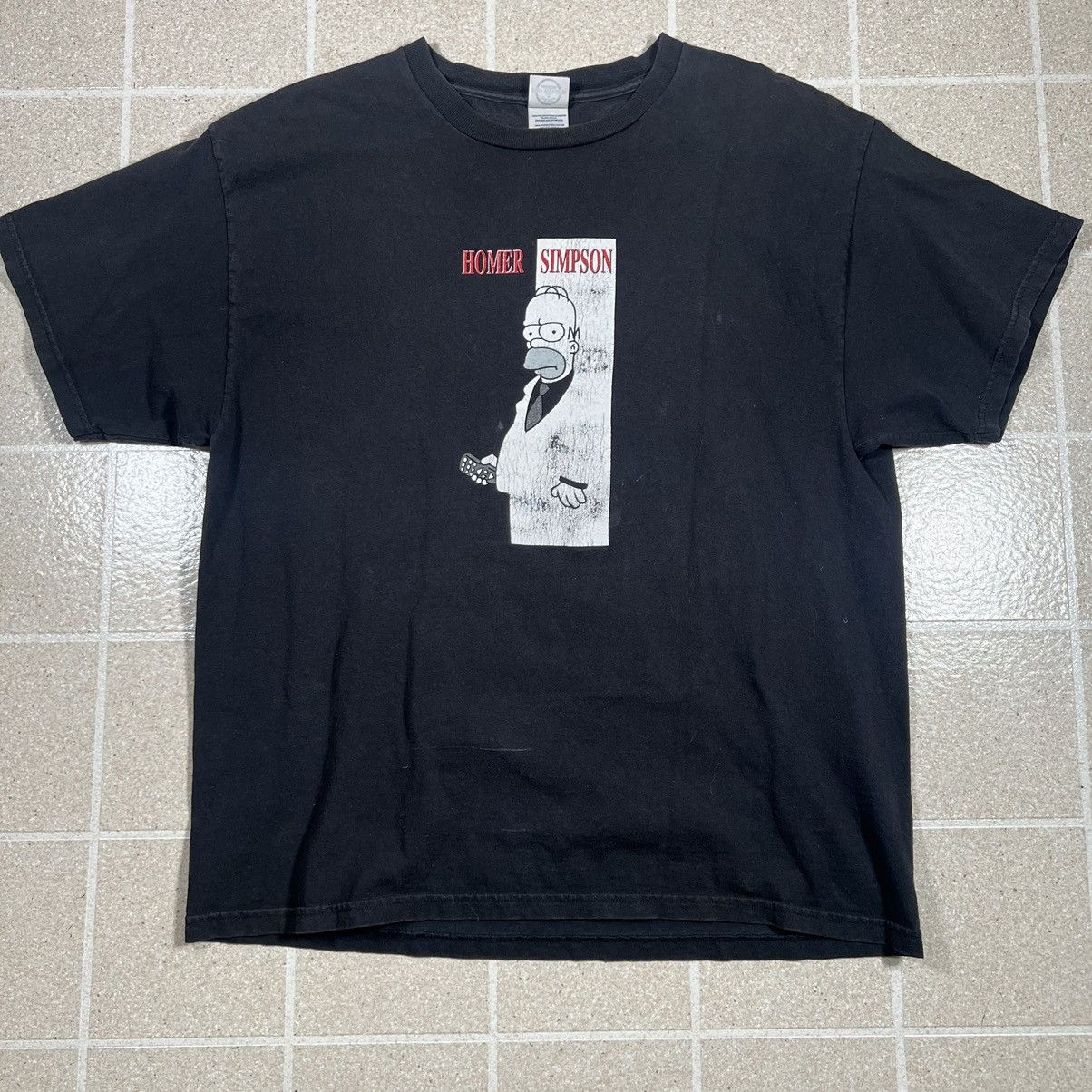 90S DELTA THE SIMPSONS SCARFACE Tシャツ XL 90S Delta The Simpsons Scarface T-Shirt Xl | eBay