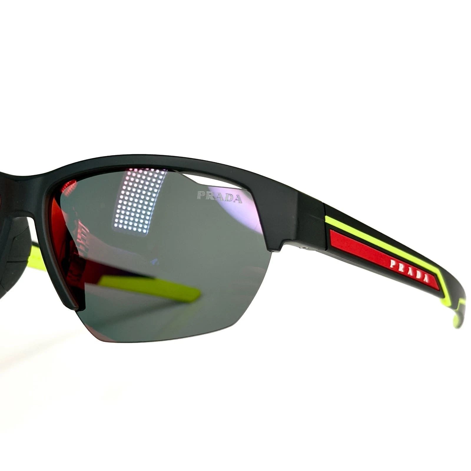Prada PRADA PS03YS LINEA ROSSA IMPAVID 03Y Black Sport Sunglass Size ONE SIZE - 5 Thumbnail