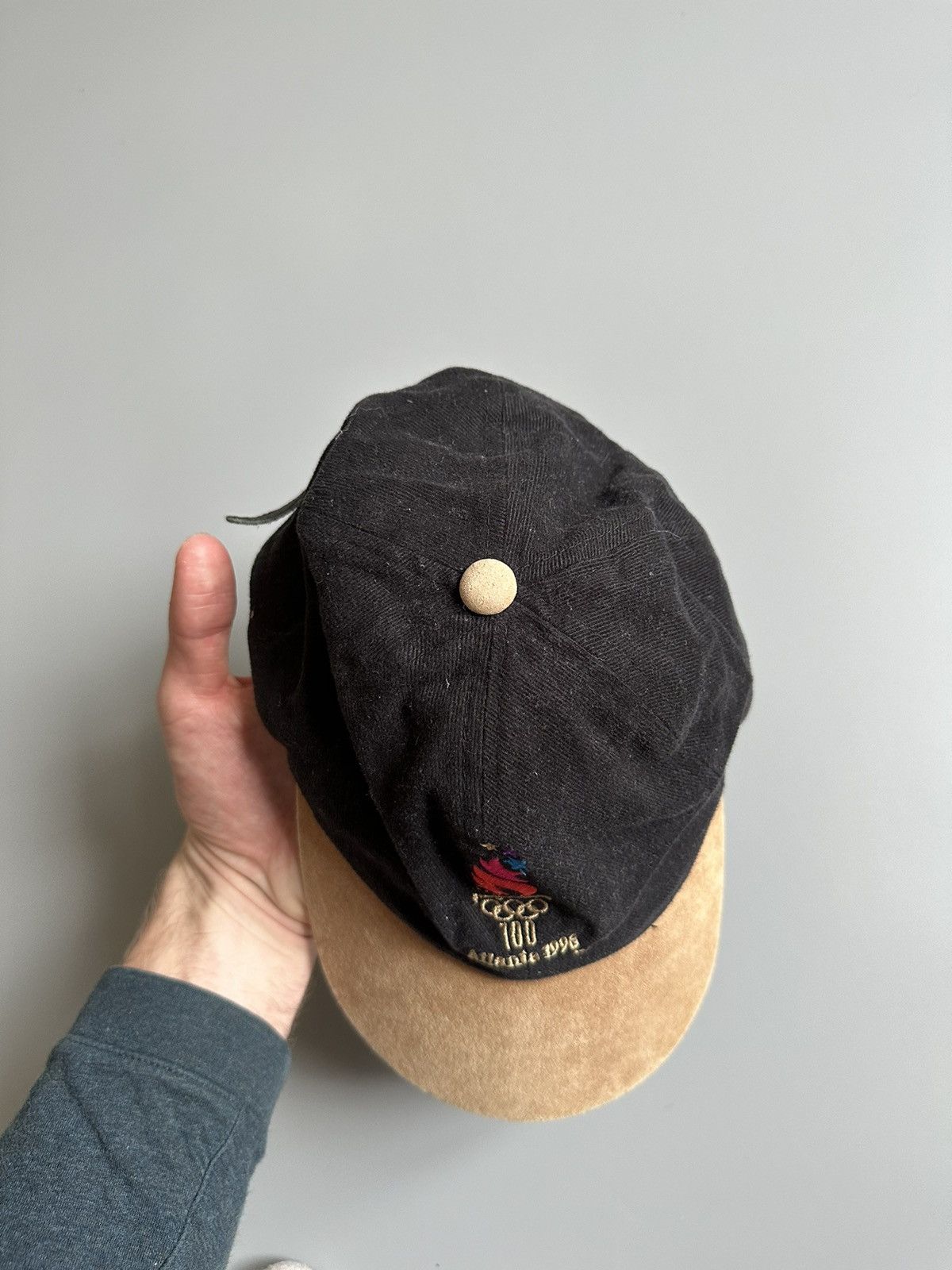 USA Olympics Vintage USA Olympic Atlanta 1996 Cap Hat McDonalds 90s Suede Size ONE SIZE - 5 Thumbnail