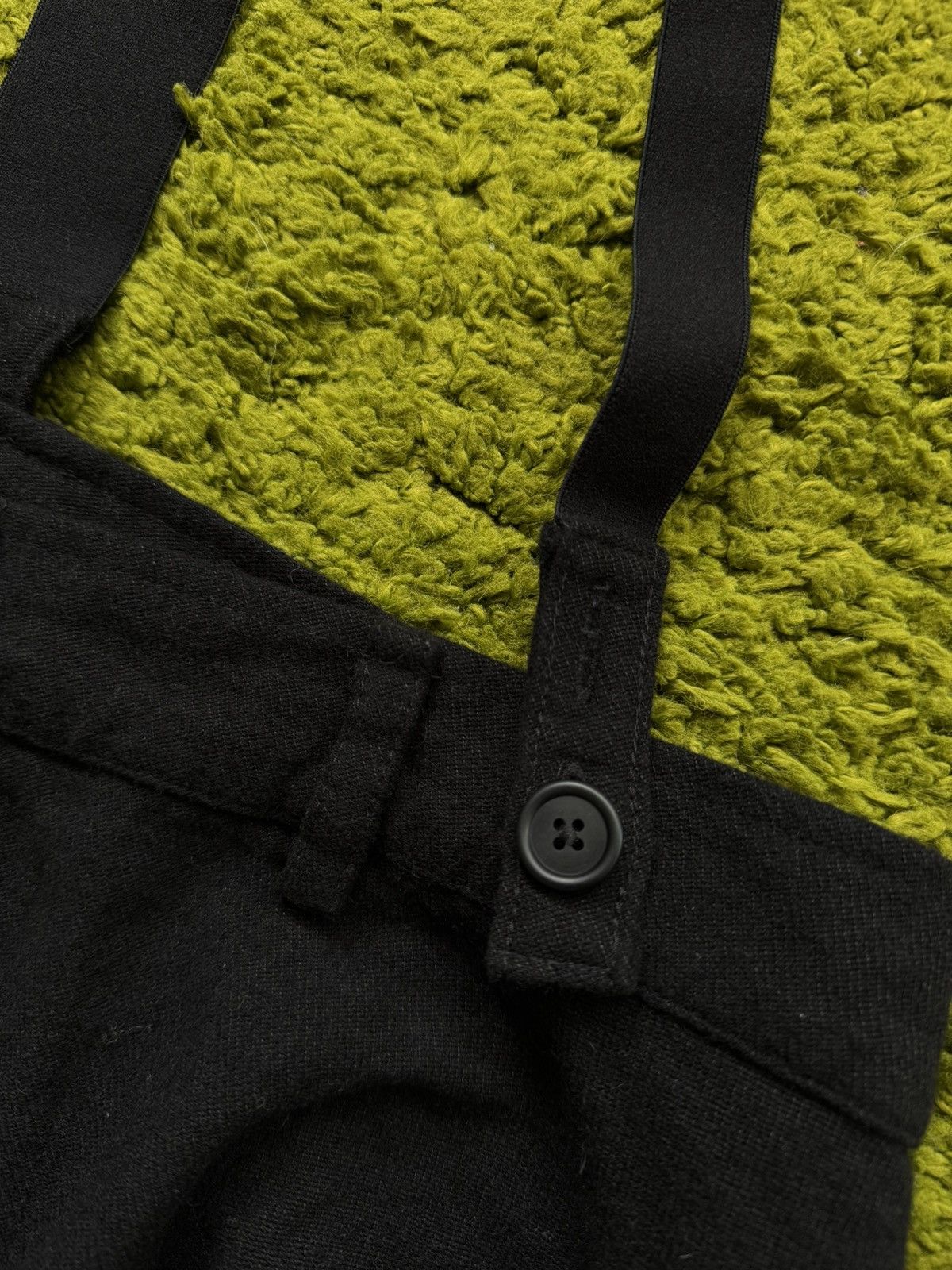 Rundholz Rundholz avant garde wool linen blend black cargo skirt Size 32" / US 10 / IT 46 - 3 Thumbnail