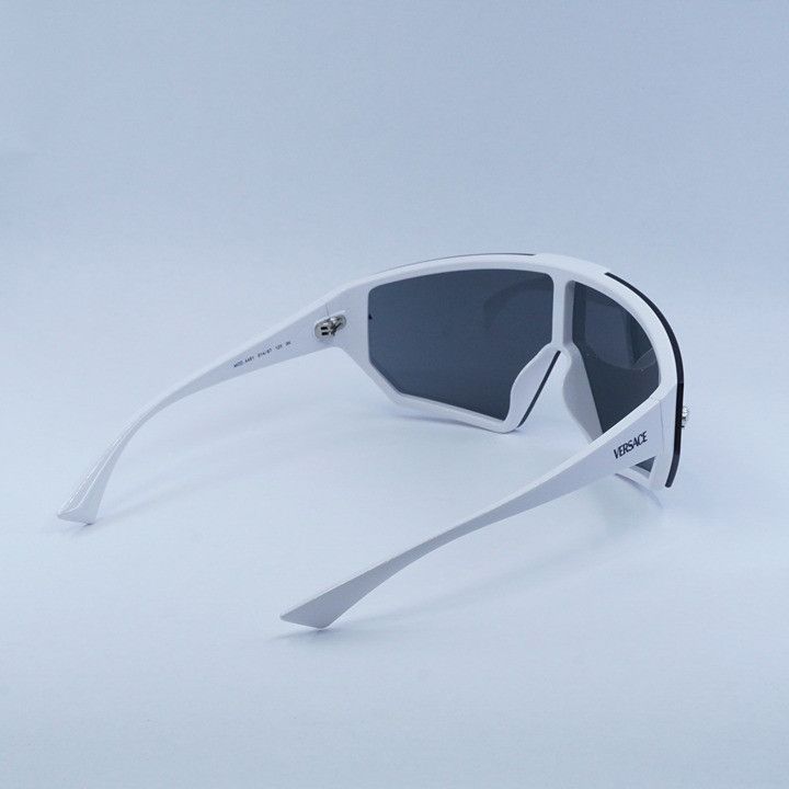 Versace Versace VE4461 314/87 Sunglasses White Shield Frame Size ONE SIZE - 8 Thumbnail