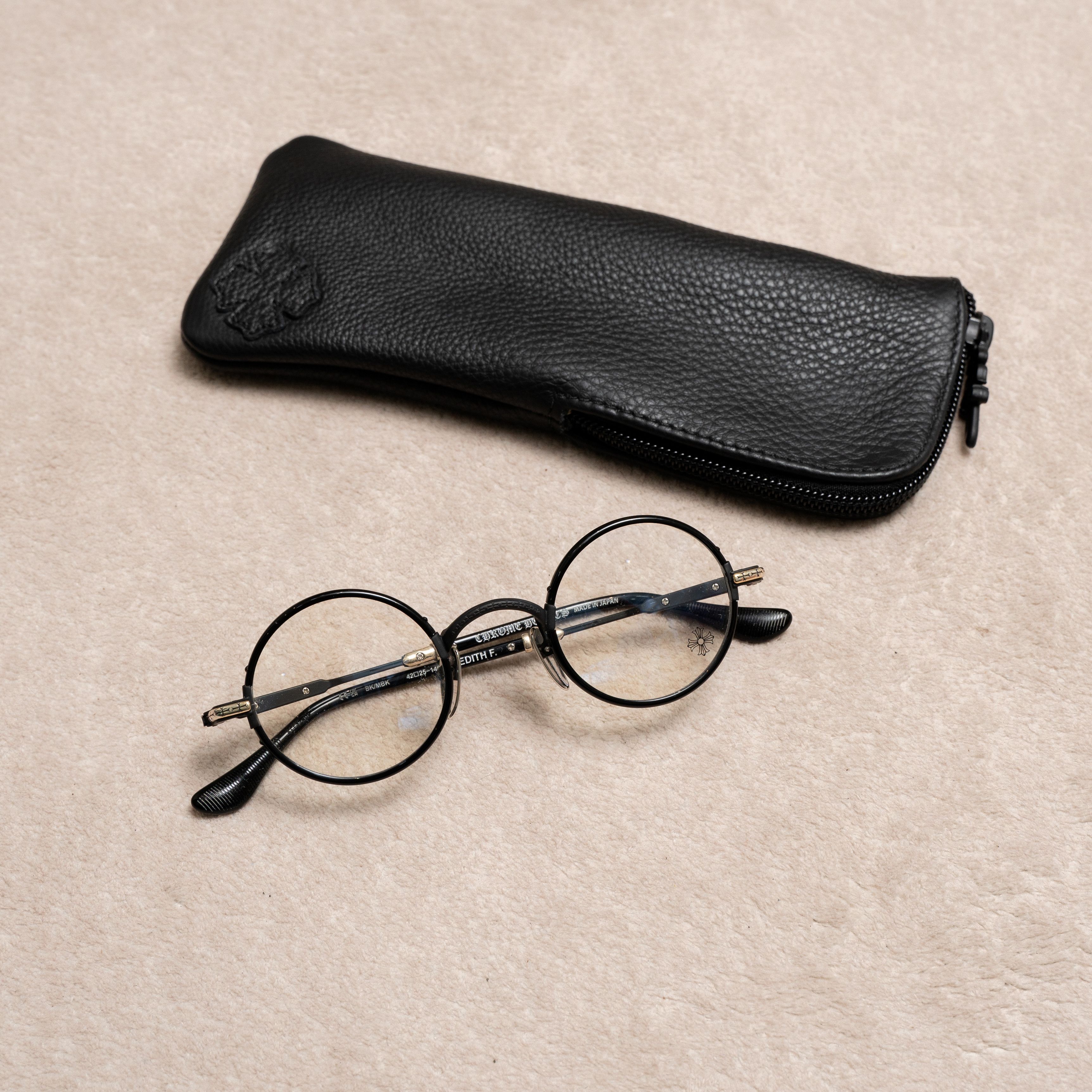 Chrome Hearts CHROME HEARTS EDITH F. BLACK/MATTE BLACK Size ONE SIZE - 1 Thumbnail