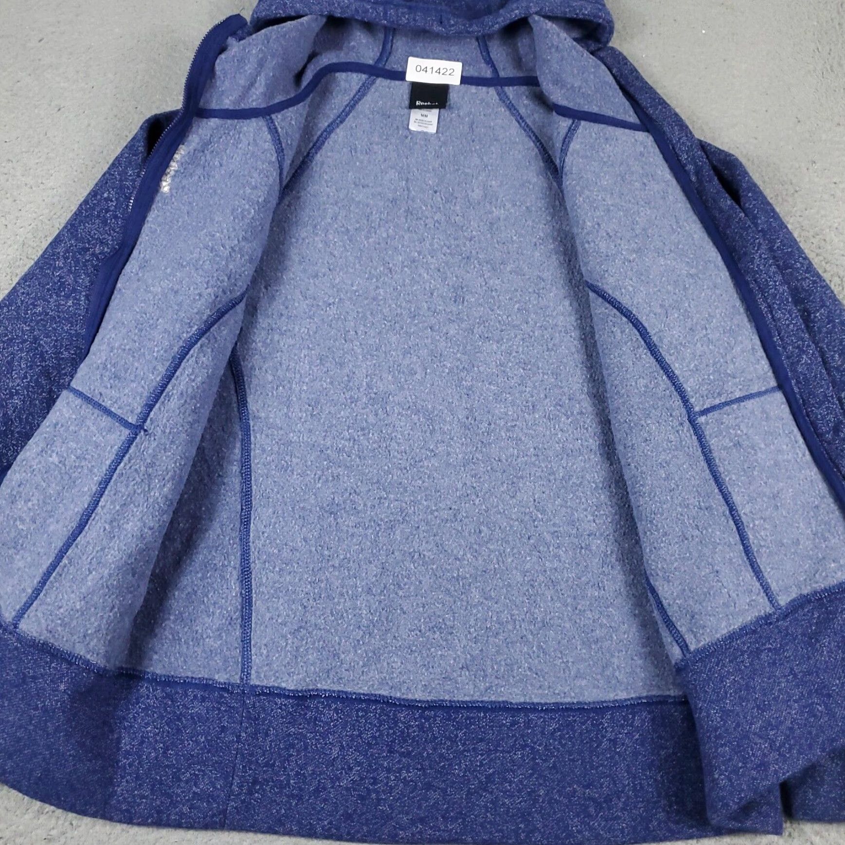 Reebok Reebok Full Zip Hoodie Sweatshirt Womens Medium Blue Size M / US 6-8 / IT 42-44 - 5 Thumbnail
