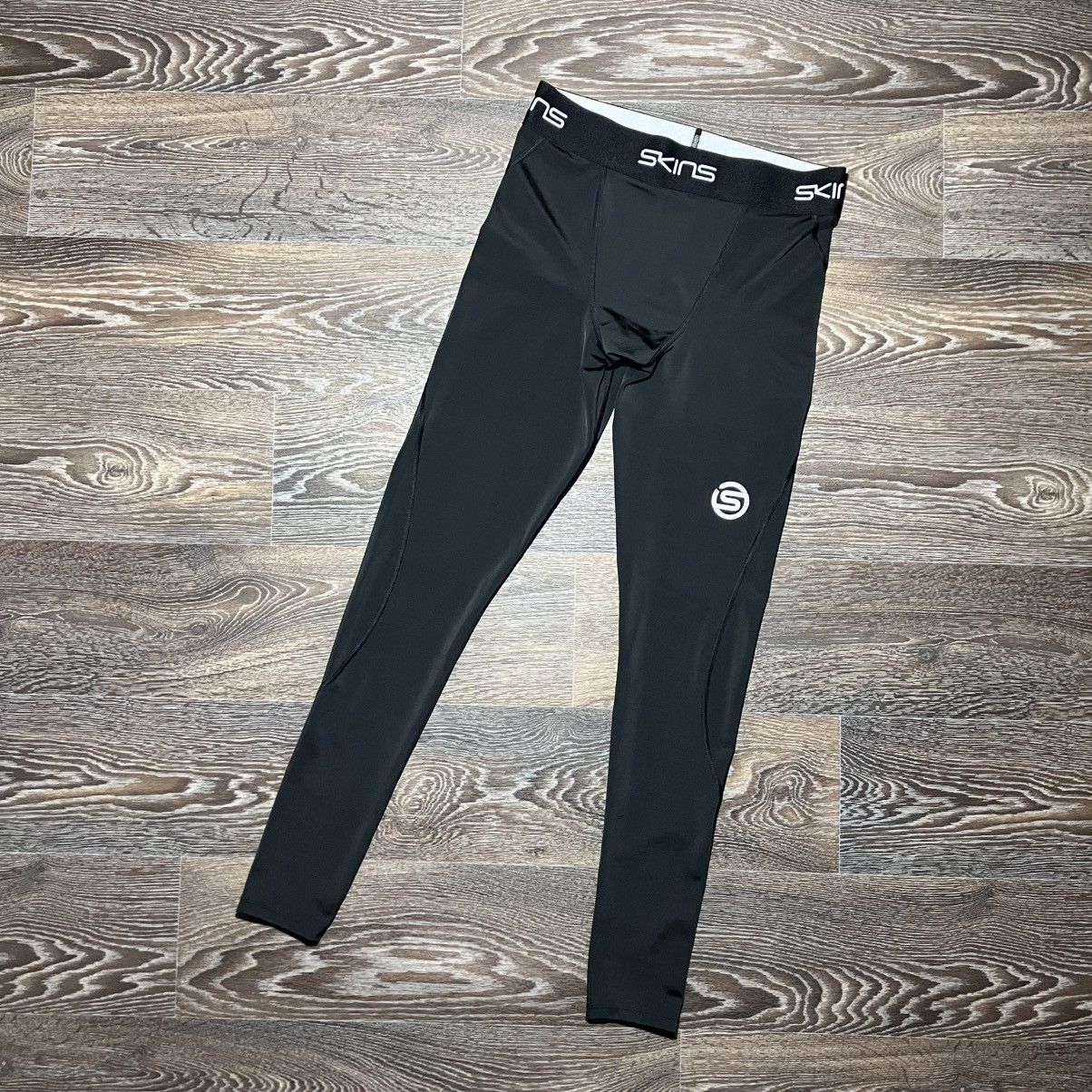 Other SKINS Series-1 Tight Long Compression Leggings Pants Black Size US 34 / EU 50 - 1 Thumbnail