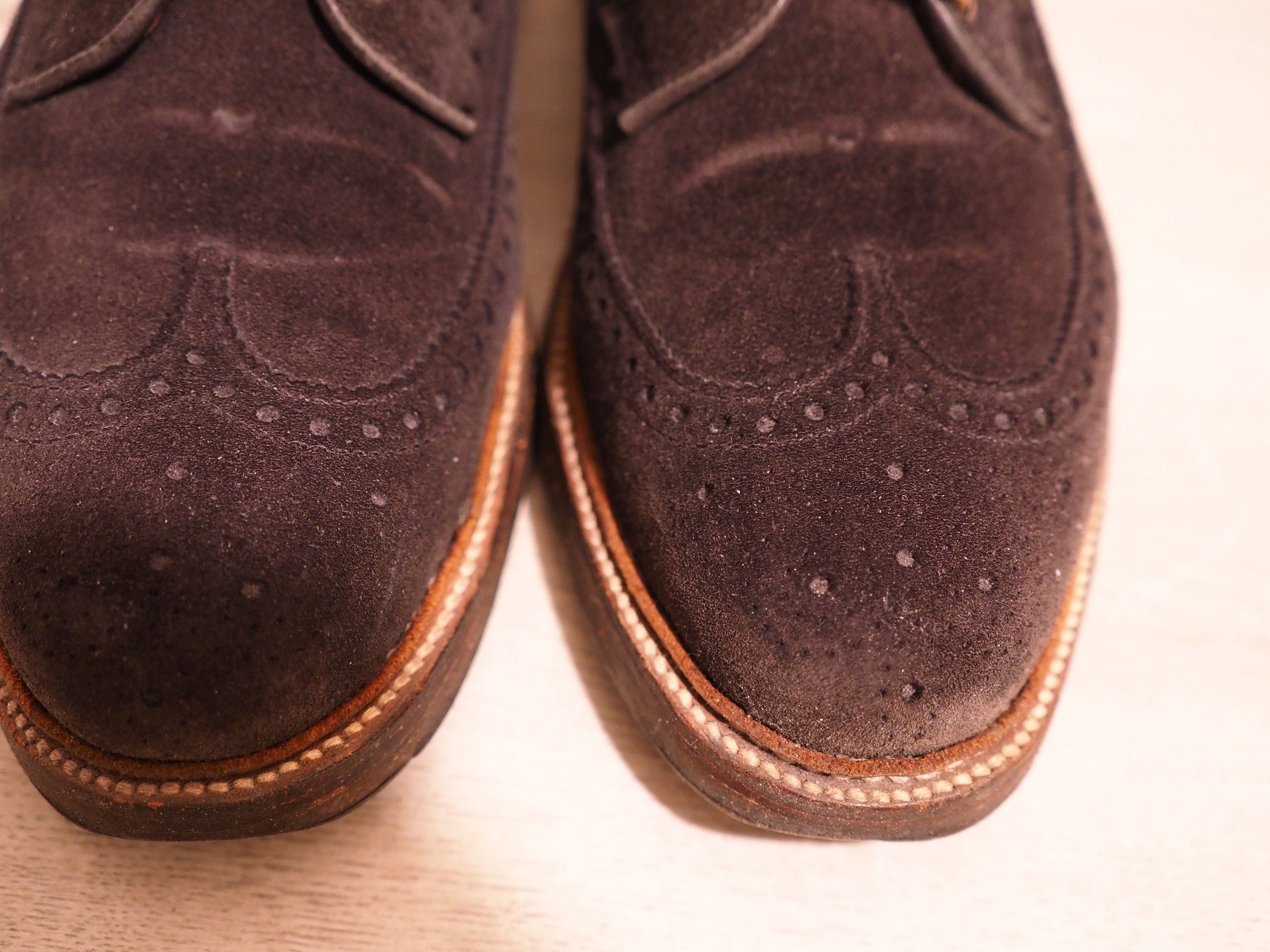 Alden Alden x Leffot Long Wing in Navy Suede Size US 8.5 / EU 41-42 - 4 Thumbnail