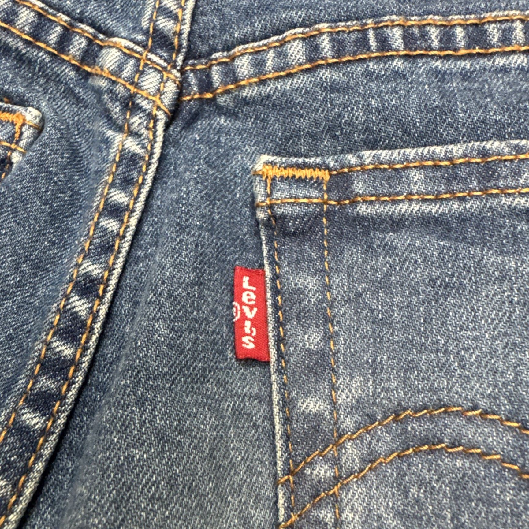 Levi's Levi’s Wedgie Skinny Distressed Denim Jeans Womens 25 Button Fly High Rise 24x26 Blue Jeans Size 42" / US 20 - 5 Thumbnail