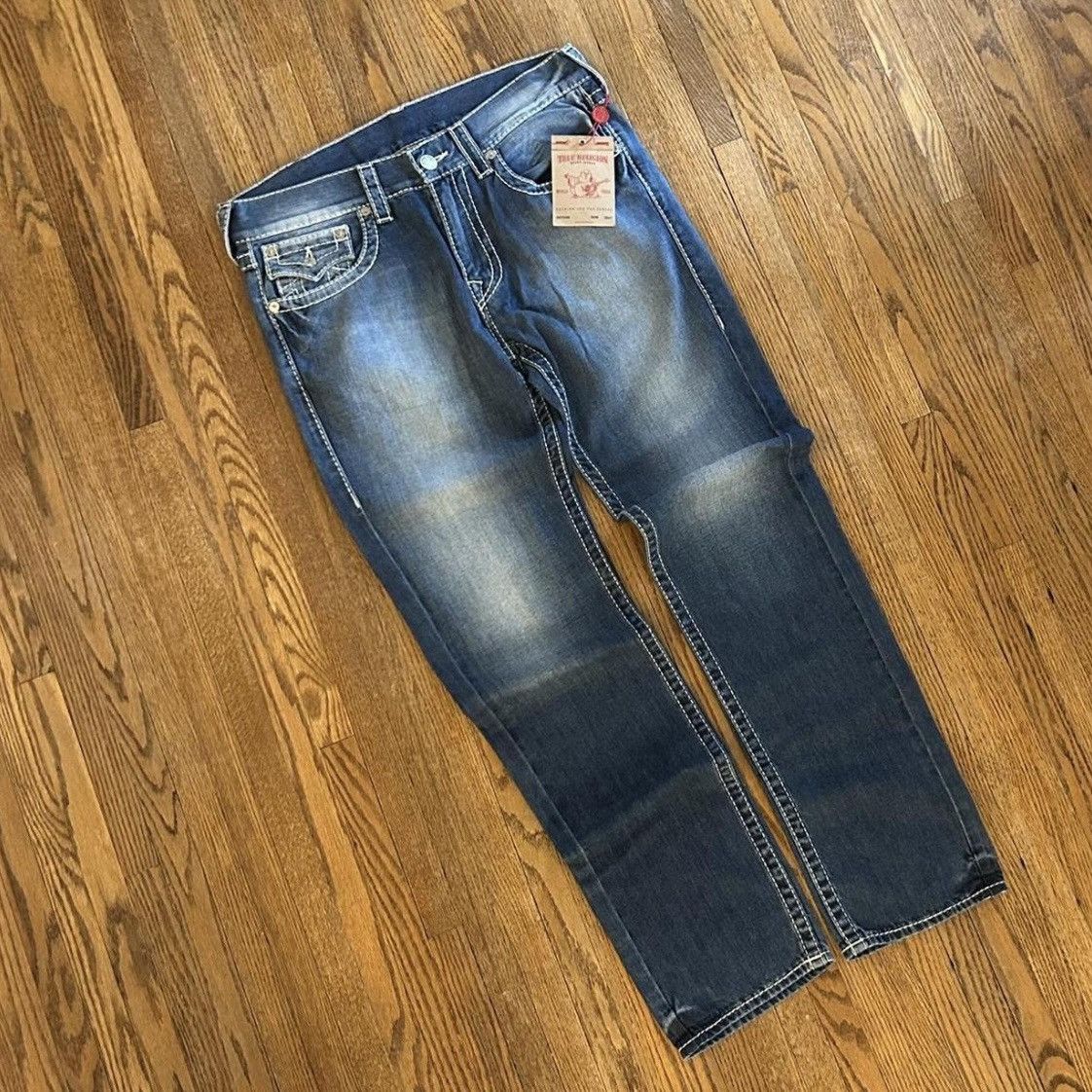 True Religion DEADSTOCK WITH TAGS TRUE RELIGION SKINNY JEANS Size US 33 - 1 Thumbnail
