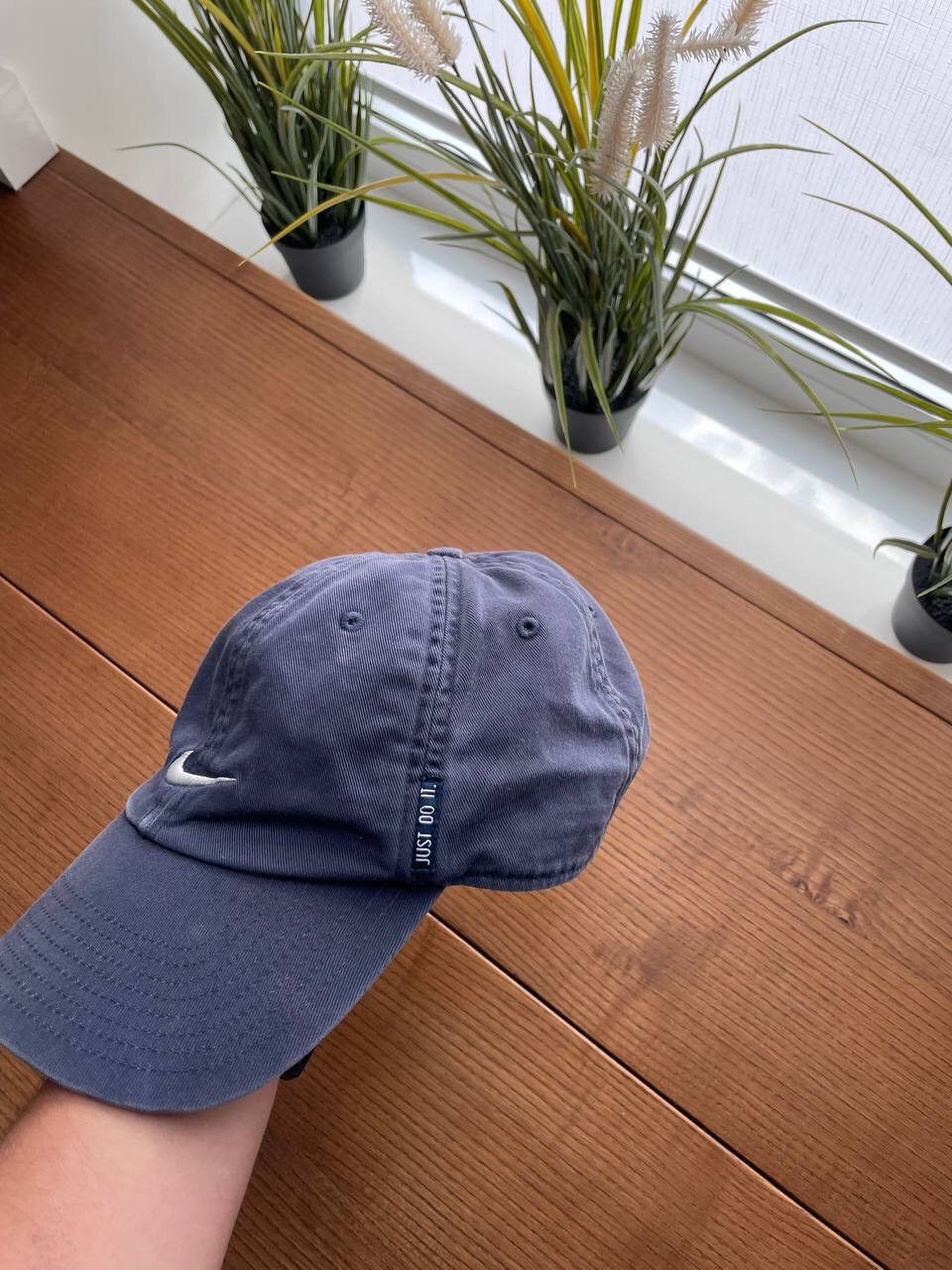 Nike × Vintage Vintage Nike Y2K Central Swoosh Drill Cap Hat One Size Size ONE SIZE - 3 Thumbnail