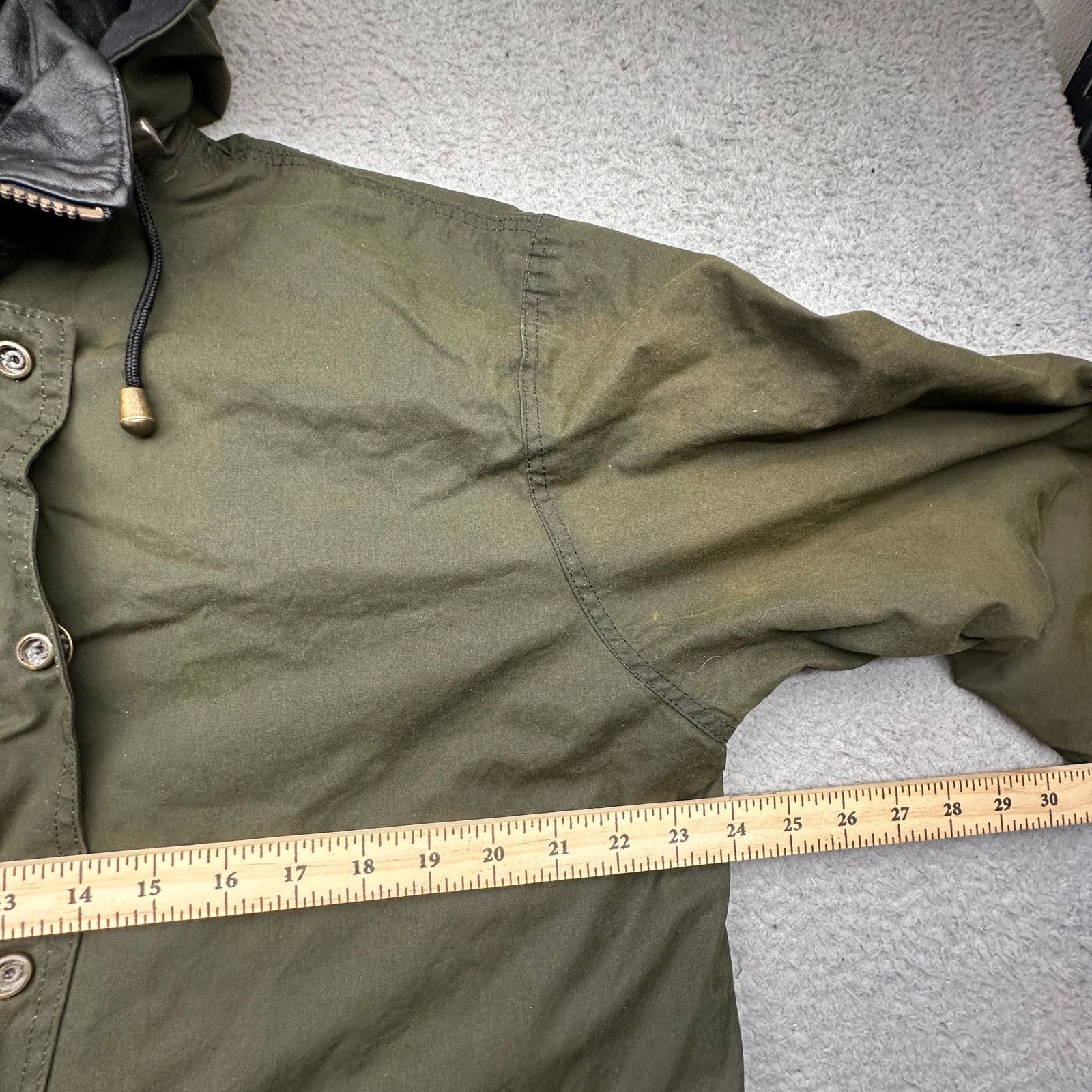 Other Vintage Rigor Waxed Cotton Jacket Mens Small Olive Green Size US S / EU 44-46 / 1 - 5 Thumbnail