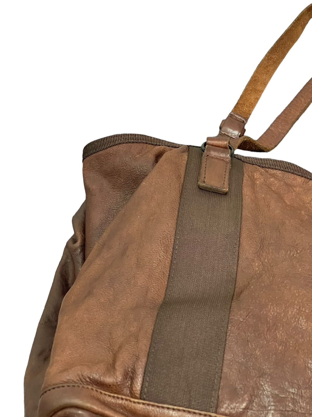Japanese Brand Full Leather Patina Never Fade Tote Shoulder Bag 3🟩 Size ONE SIZE - 20 Thumbnail