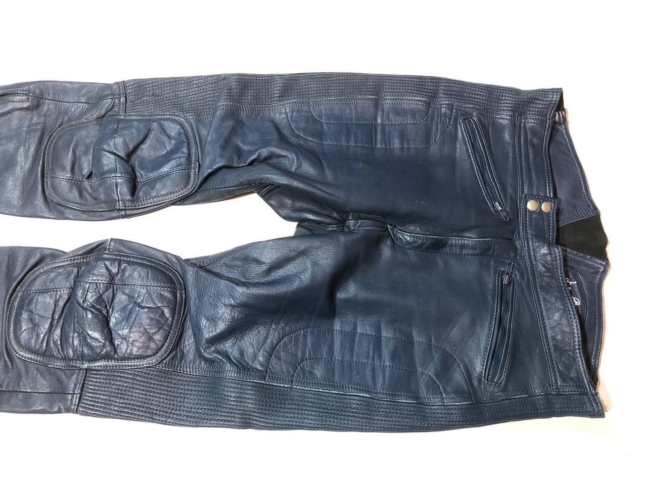 Vintage Leder Vintage Avangarde Racing Moto Leather Pants Size US 35 - 2 Thumbnail