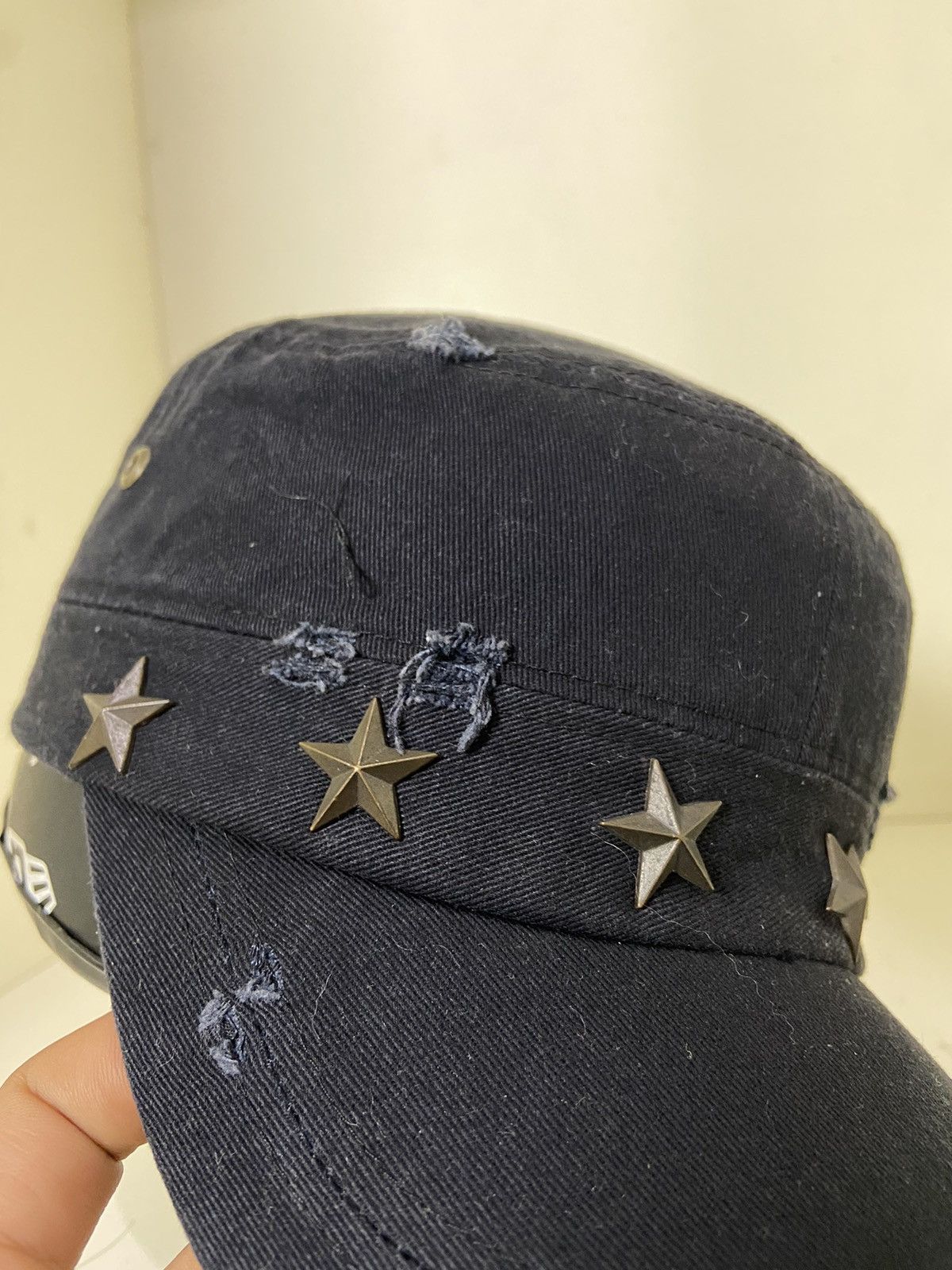 If Six Was Nine VTG cap&j patrol cap star studded Size ONE SIZE - 6 Thumbnail
