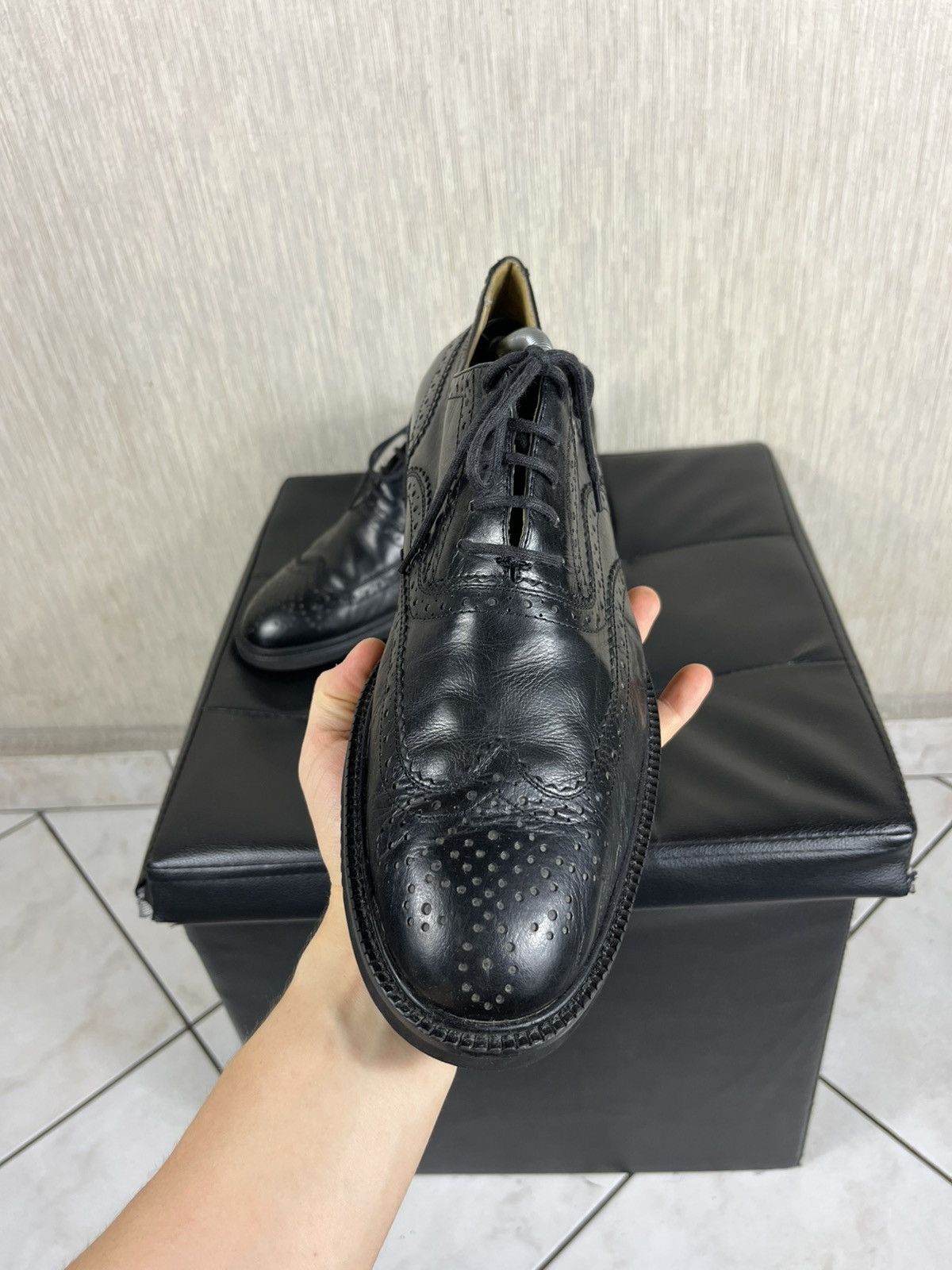 Hugo Boss Vintage Hugo Boss leather casual shoes avant garde classic Size US 9 / EU 42 - 14 Thumbnail