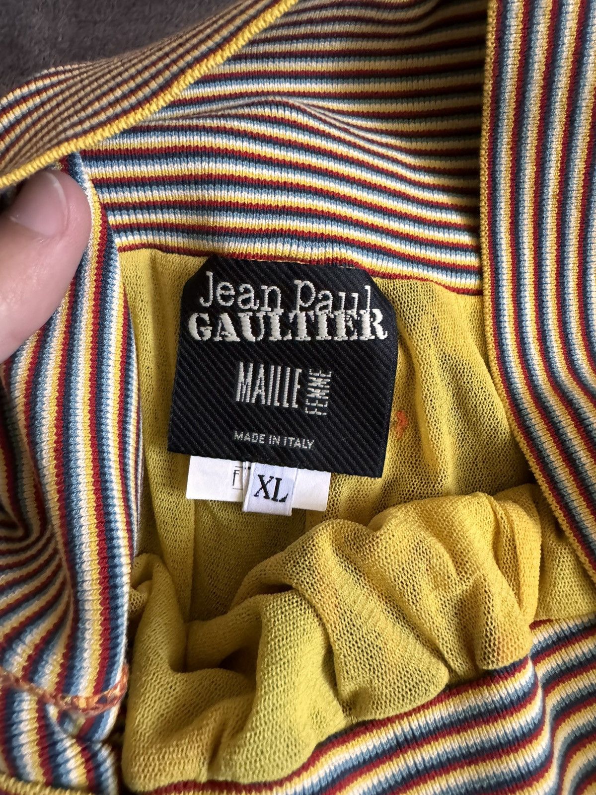 Jean Paul Gaultier Jean Paul Gaultier Woman's Maille Femme pants Mash Print Size 40" / US 18 - 8 Thumbnail