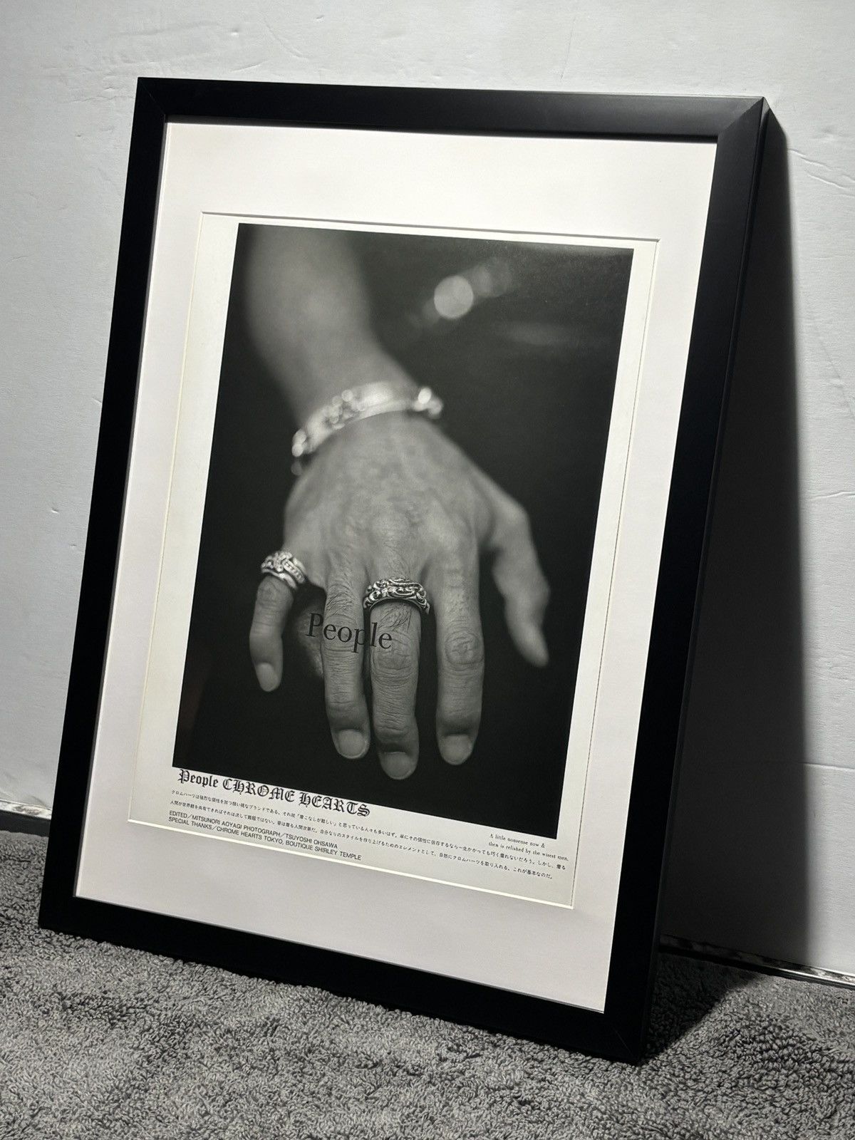 Chrome Hearts • Chrome Hearts • ' Working Hand' Framed Poster Size ONE SIZE - 2 Thumbnail