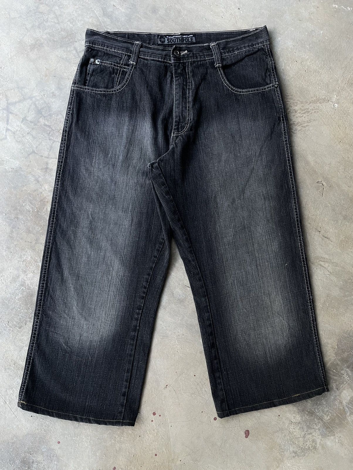 Southpole Vintage Southpole Baggy Jeans Brown Tab Hip-Hop Skater Style Size US 34 / EU 50 - 3 Thumbnail