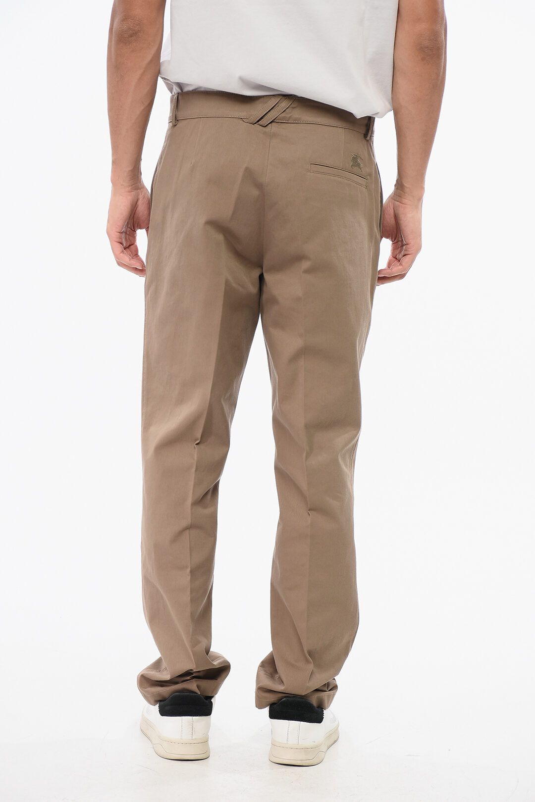 Burberry og1mm1125 Straight Leg Chino Pant in Beige Size US 32 / EU 48 - 2 Thumbnail