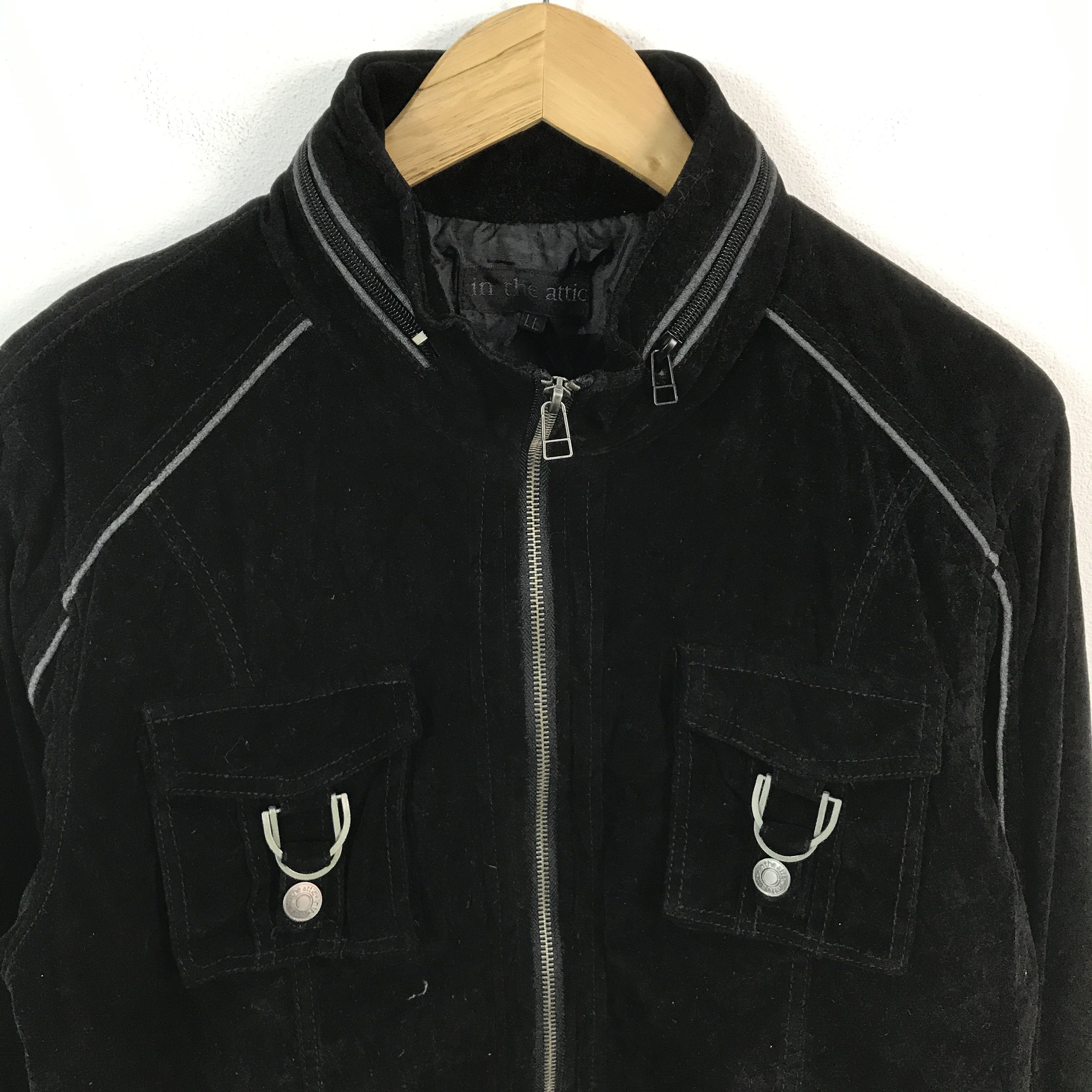 In The Attic × Japanese Brand 🔥in the attic Japan Punk Velvet black jacket Size US M / EU 48-50 / 2 - 3 Thumbnail