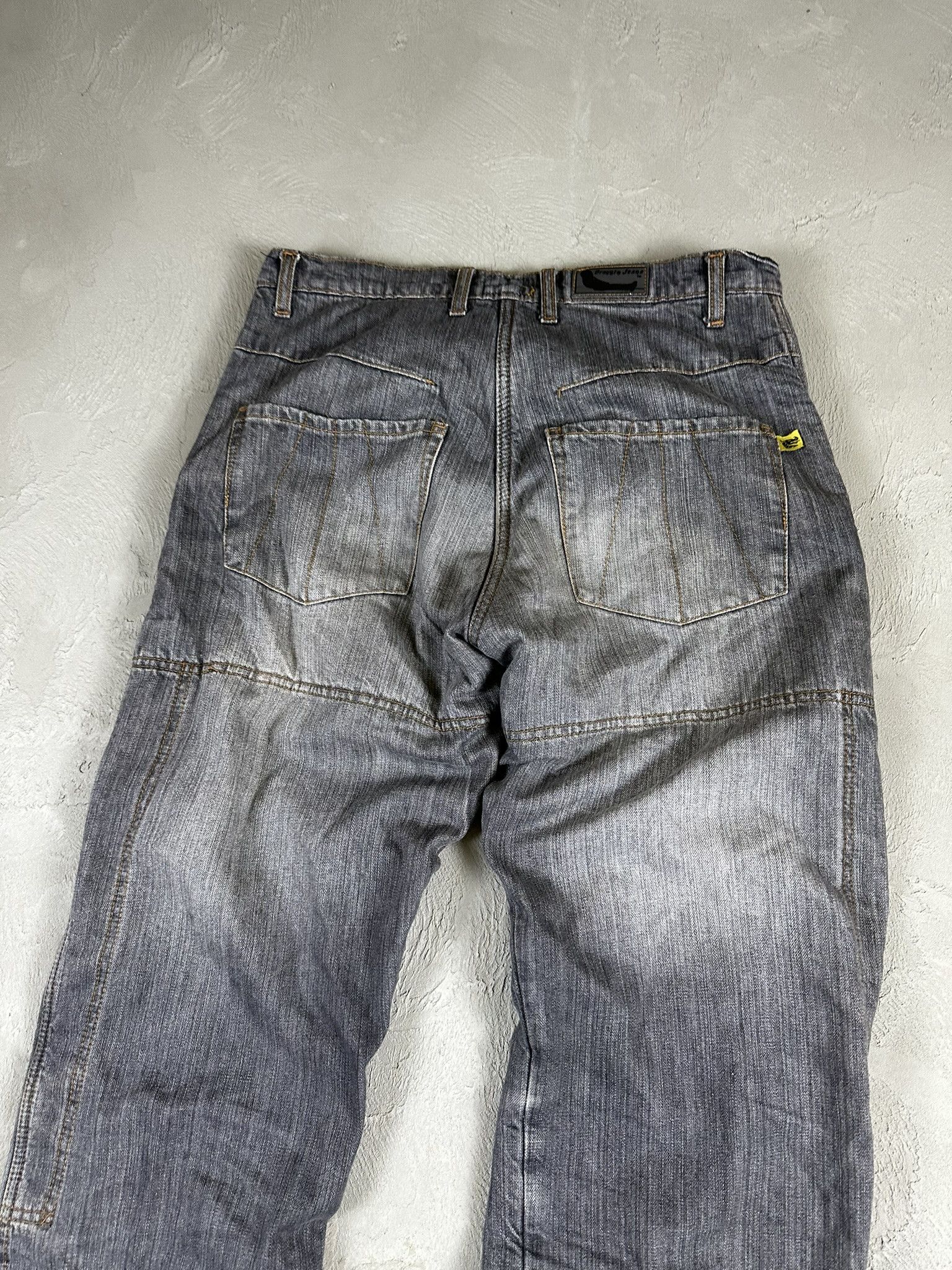 Draggin Jeans Vintage Y2k Draggin Jeans Faded Baggy Denim Jeans 00s Size US 34 / EU 50 - 6 Thumbnail