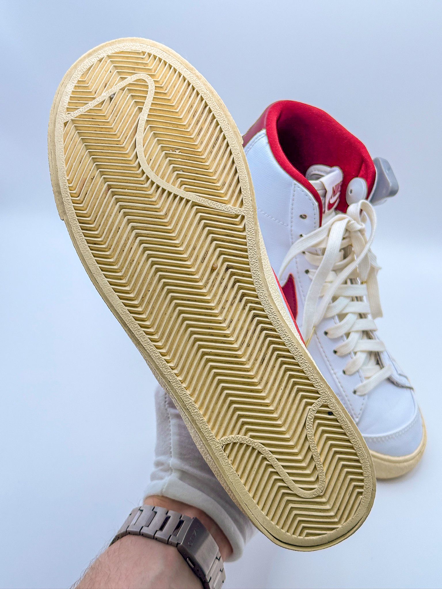 Nike Nike Blazer Mid 77 SE White Red Sneakers Size US 8 / IT 38 - 13 Thumbnail