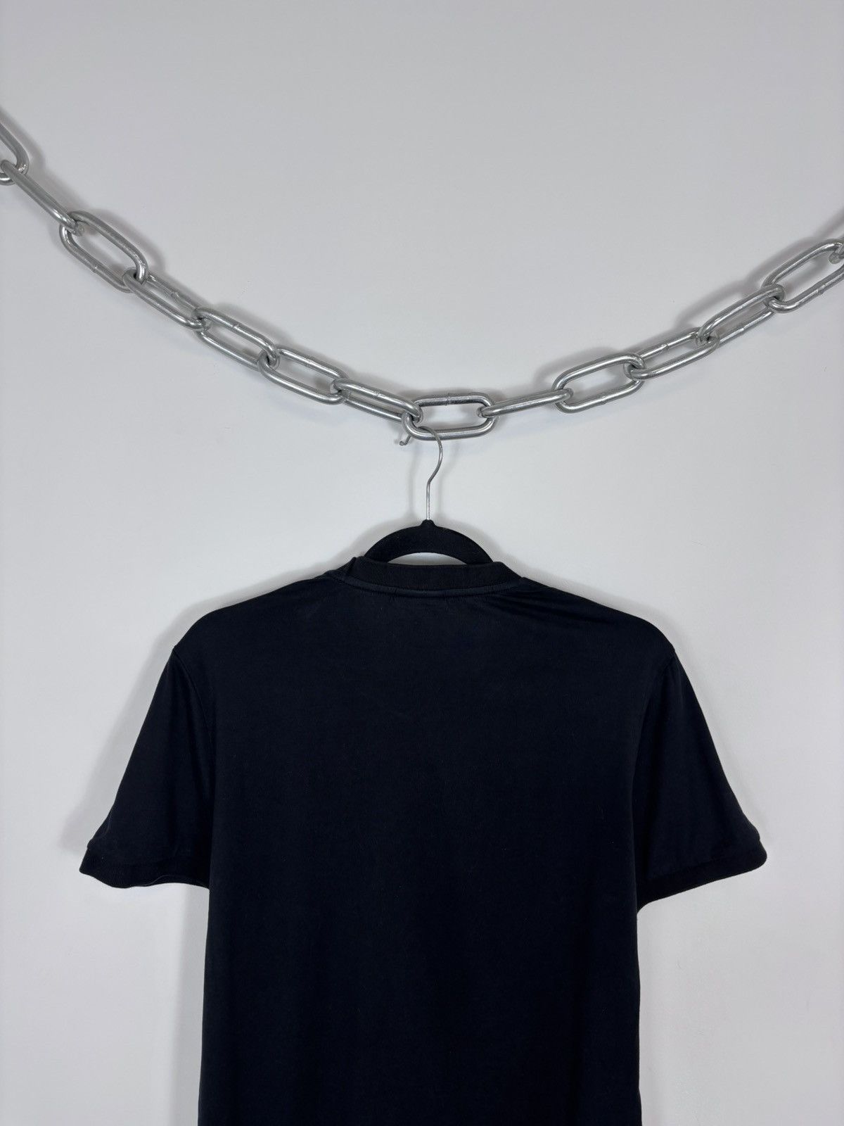 Just Cavalli Just Cavalli Y2K Men’s Black Silk Cotton T-Shirt Tee Size US M / EU 48-50 / 2 - 13 Thumbnail