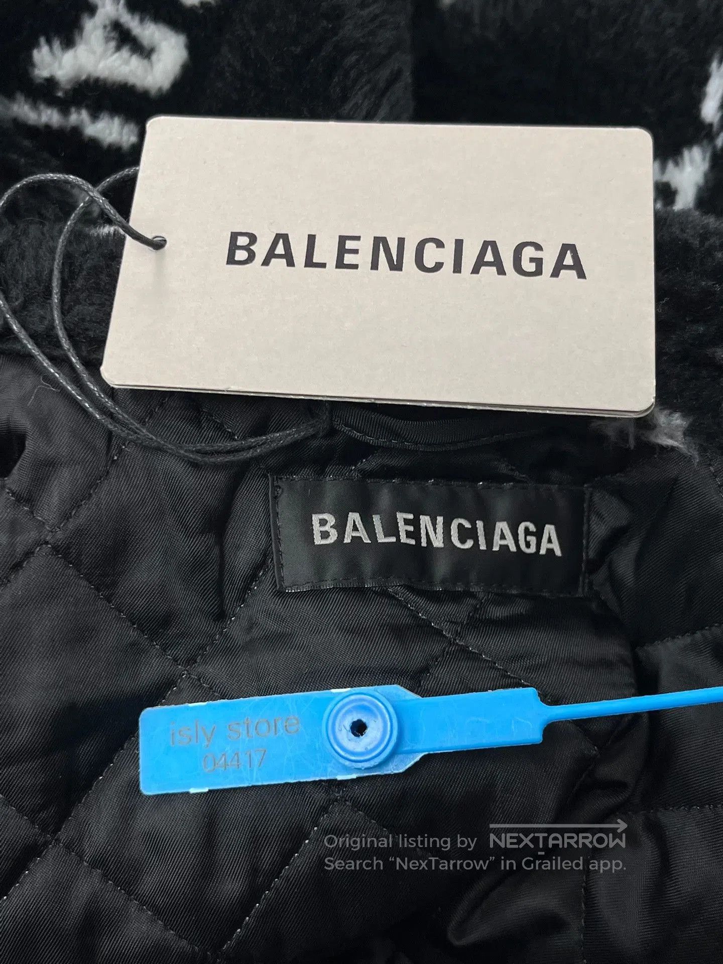 Balenciaga Balenciaga Logo All-Over Print Oversized Zip Jacket. Size US M / EU 48-50 / 2 - 5 Thumbnail