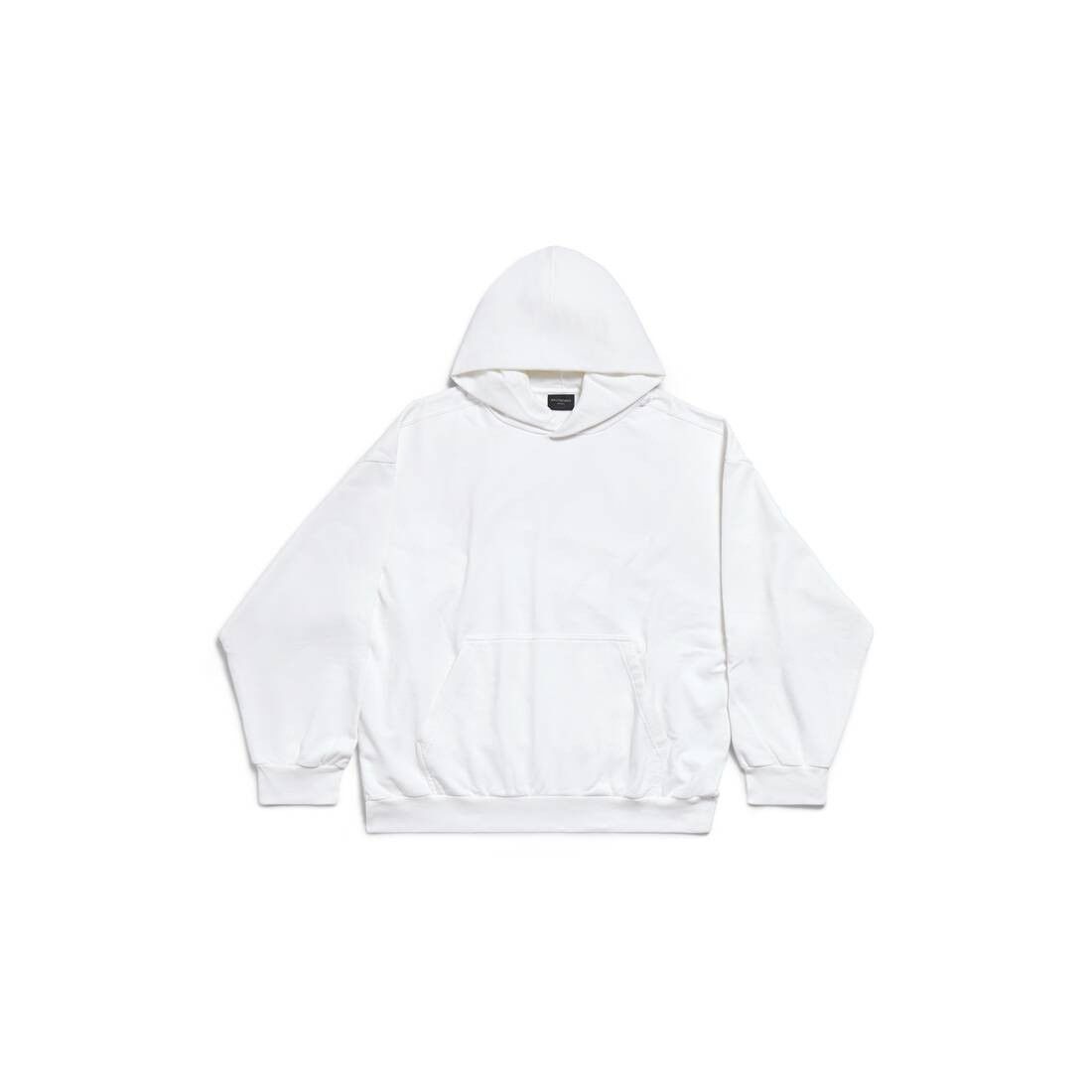Balenciaga o1tr1nto0725 Hand-Drawn Hoodie Medium Fit in White Size S / US 4 / IT 40 - 2 Thumbnail
