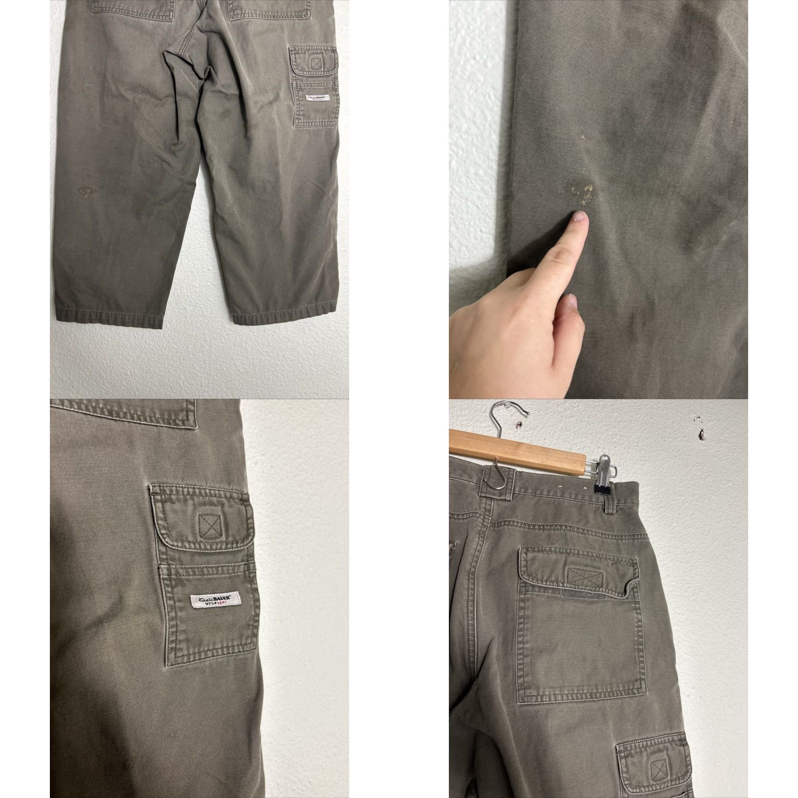 Eddie Bauer **Army Green Cargo Pants Womens Eddie Bauer 30x23 Cotton** User: Army Green Cargo Pants Womens Eddie Bauer 30x23 Cotton Size 30" / US 8 / IT 44 - 8 Thumbnail