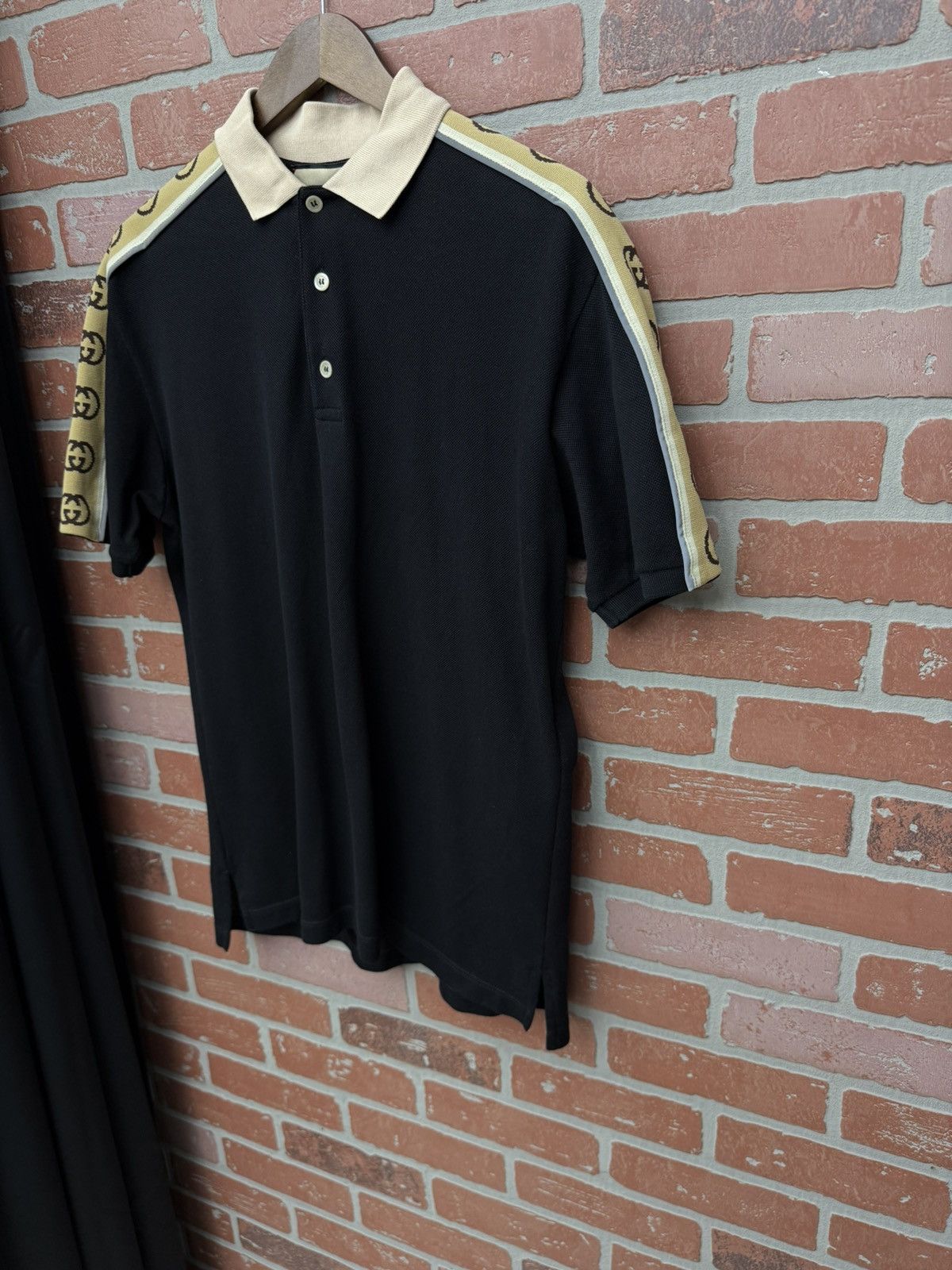 Gucci Men’s Gucci Piquet Polo Interlocking G Size Medium Size US M / EU 48-50 / 2 - 3 Thumbnail