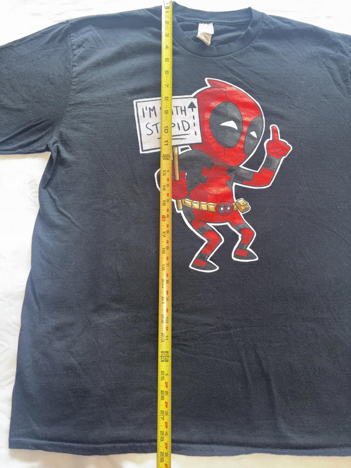 Gildan XL Gildan Deadpool Graphic T-Shirt - I'm with Stupid Size US XL / EU 56 / 4 - 1 Thumbnail