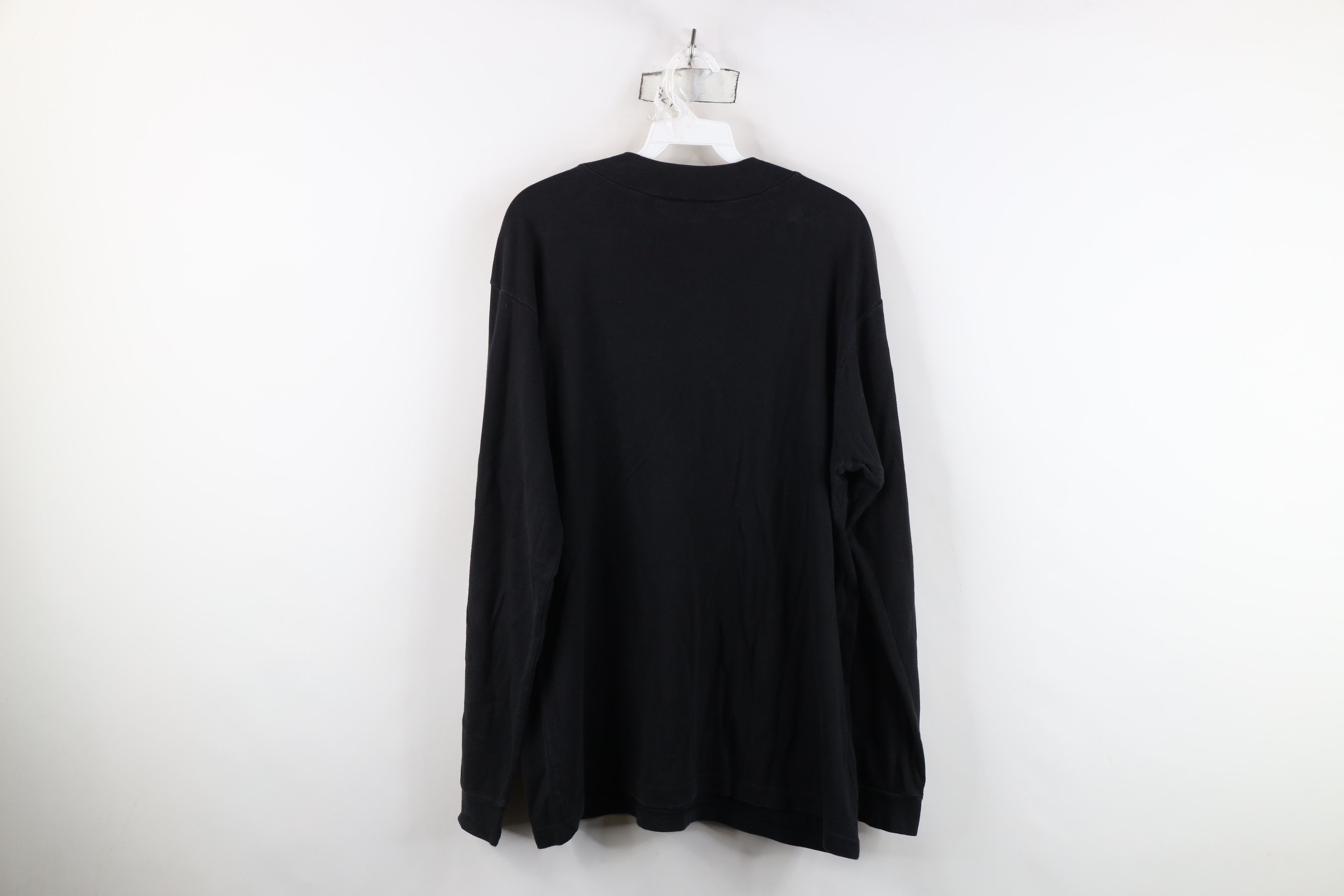 Vintage Vintage 90s Streetwear Cotton Mock Neck Long Sleeve T-Shirt Size XL / US 12-14 / IT 48-50 - 12 Thumbnail
