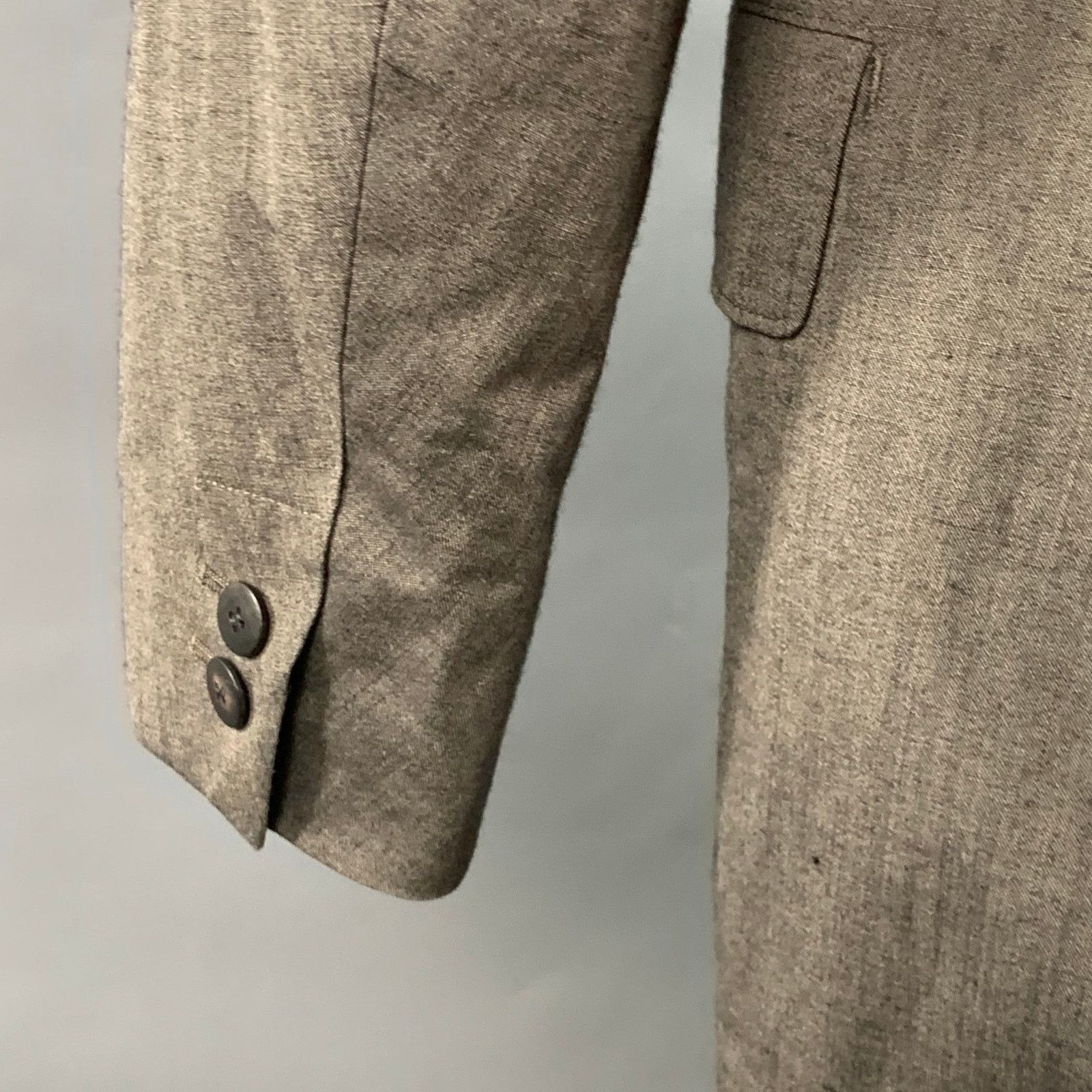 Visvim Size L Yardbird Grey Wool Linen Notch Lapel Sport Coat Size 42R - 4 Thumbnail