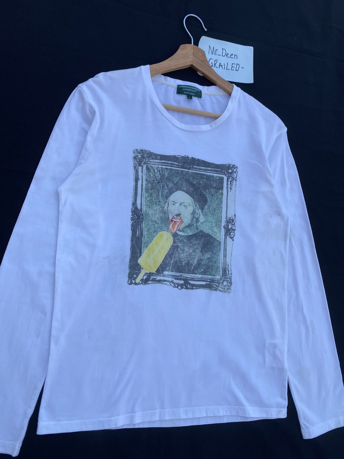 Comme des Garcons Rare Comme Des Garcons Homme Longsleeve Tshirt Size US L / EU 52-54 / 3 - 5 Thumbnail