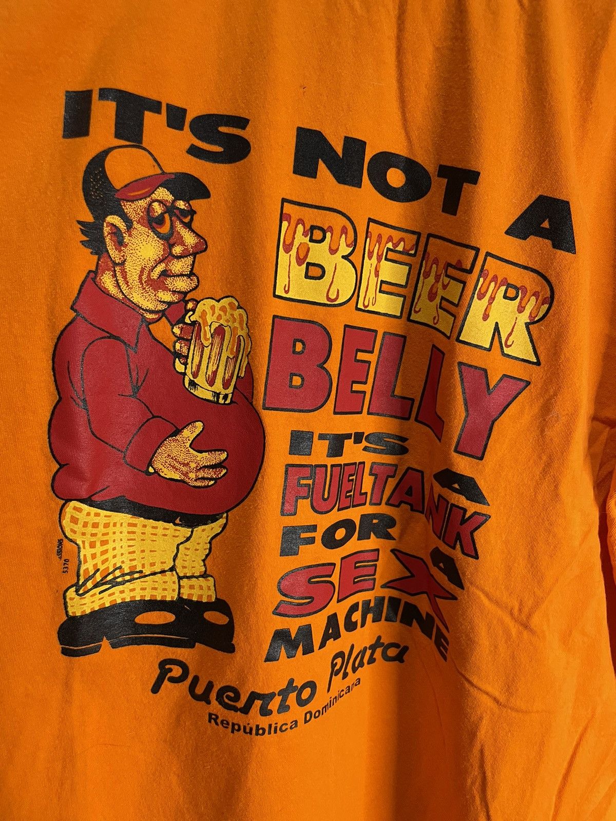 Vintage Vintage Funny beer T-shirt Size US XL / EU 56 / 4 - 3 Thumbnail