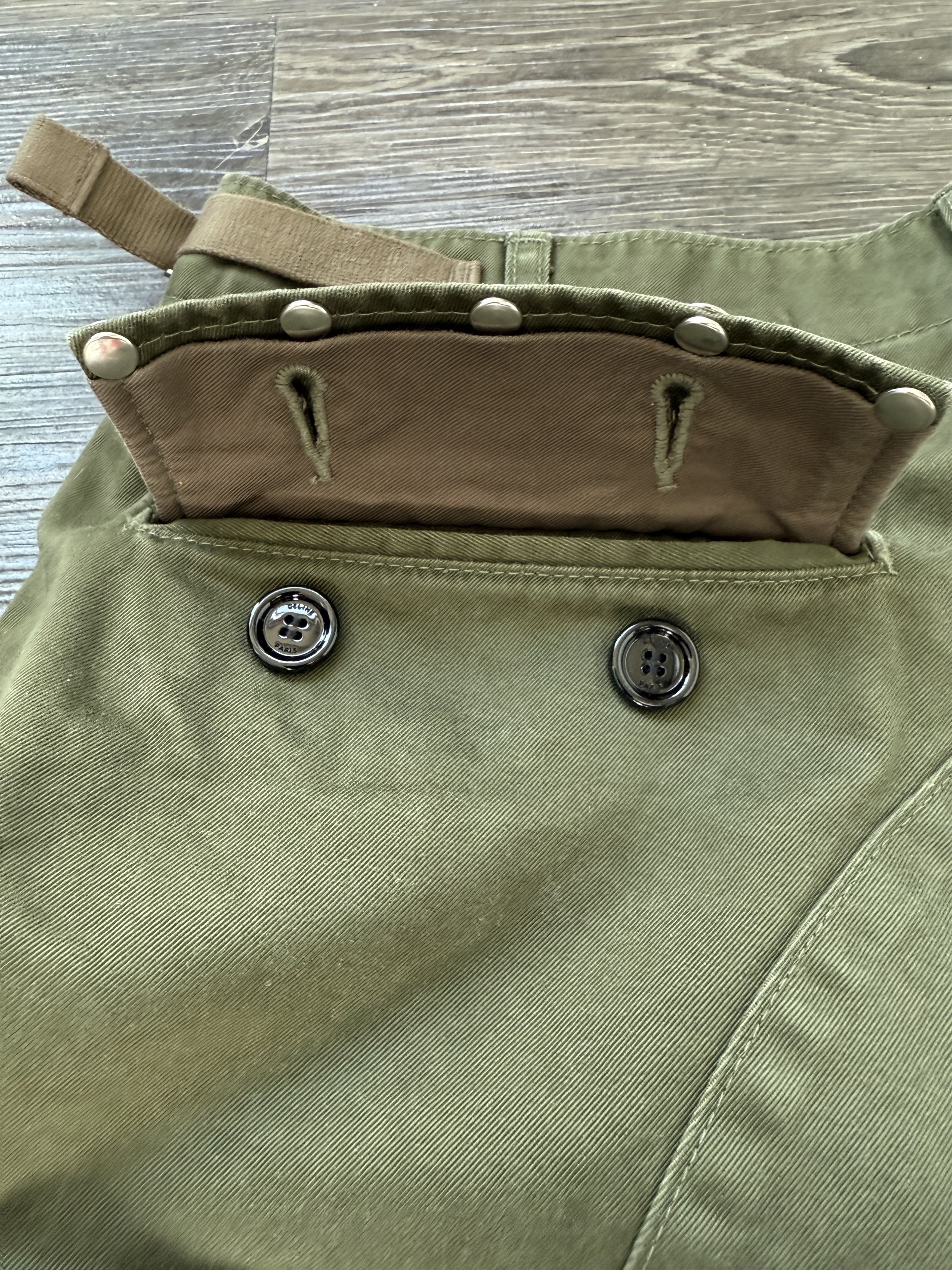 Celine Celine military studded cargo shorts Size US 36 / EU 52 - 4 Thumbnail