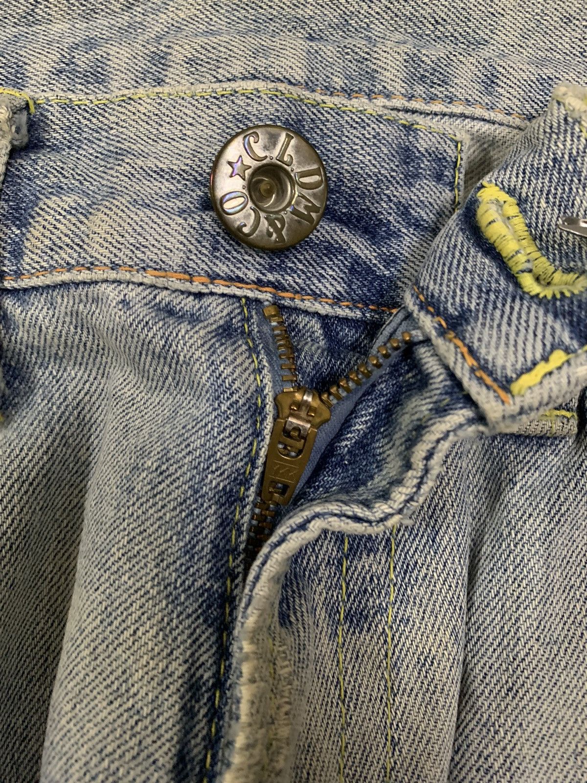 14th Addiction Vintage CocoLulu Mud Wash Baggy Distressed Grunge Jeans Size US 33 - 4 Thumbnail