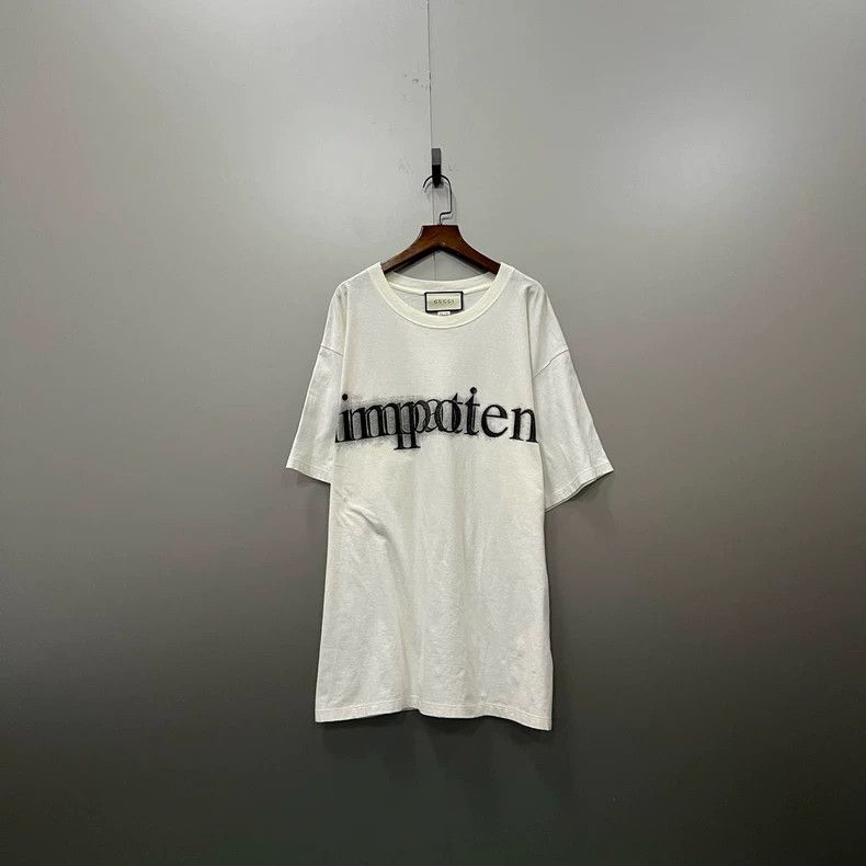 Gucci Overlayed letter print short sleeves 2503-Nextarrow