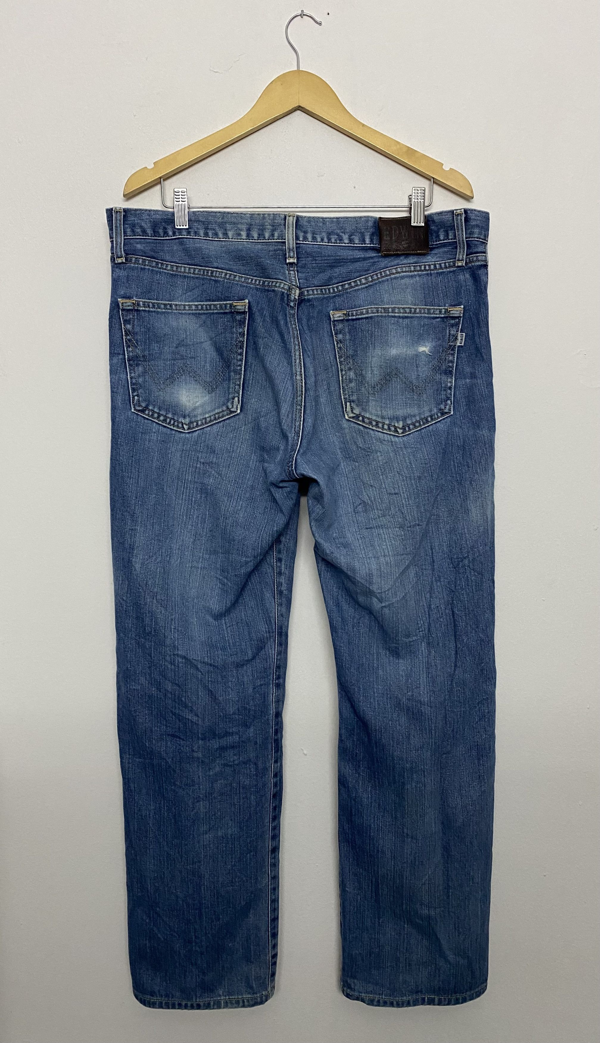 Edwin Vintage Edwin 403 Made in Japan Light Wash Denim Jeans W36 Size US 38 / EU 54 - 2 Thumbnail