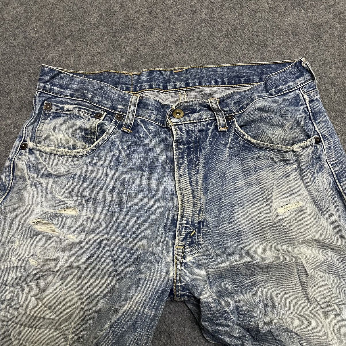Levi's × Levi's Vintage Clothing × Vintage Vintage Levis 503 Crazy Fades Baggy Jeans Size US 33 - 12 Thumbnail