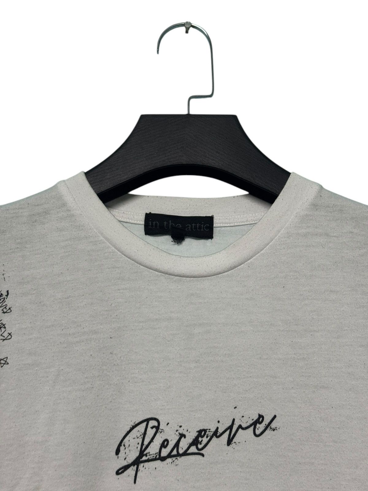 In The Attic 💥 VINTAGE IN THE ATTIC BLUISH PUNK DESIGN RARE TEE Size US L / EU 52-54 / 3 - 10 Thumbnail