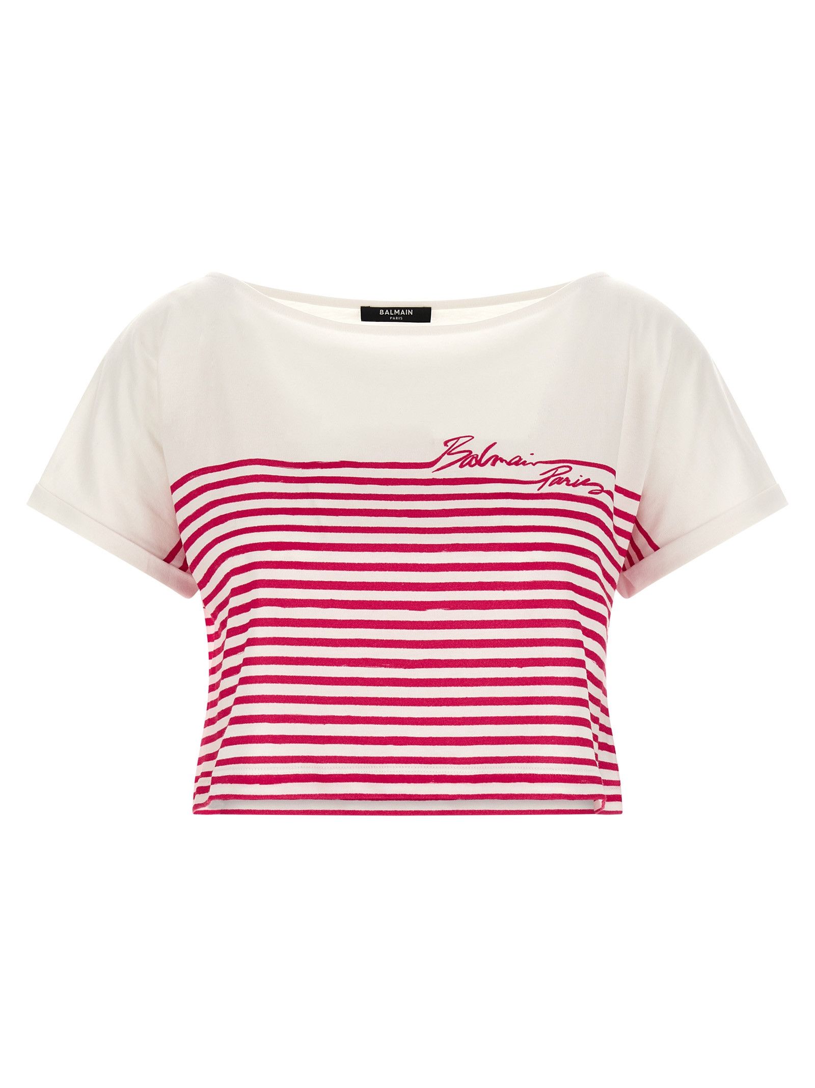 Balmain 'Marinière' T-Shirt Size M / US 6-8 / IT 42-44 - 1 Thumbnail